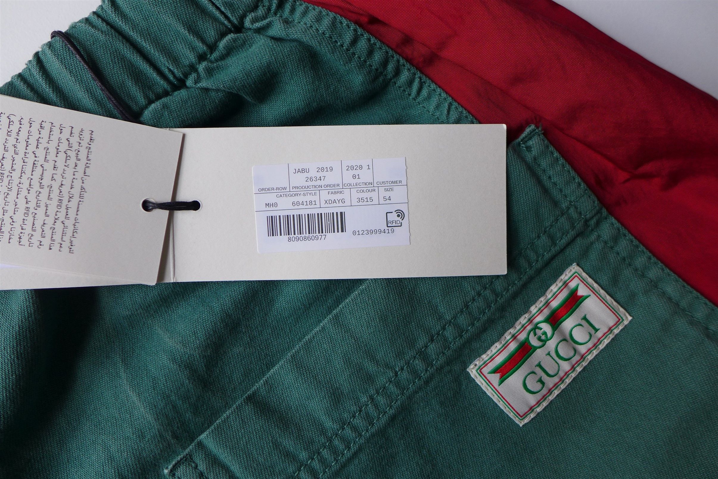 Gucci Gucci Web Stripe Track Pants - Stonewashed Green Denim Size US 38 / EU 54 - 19 Thumbnail