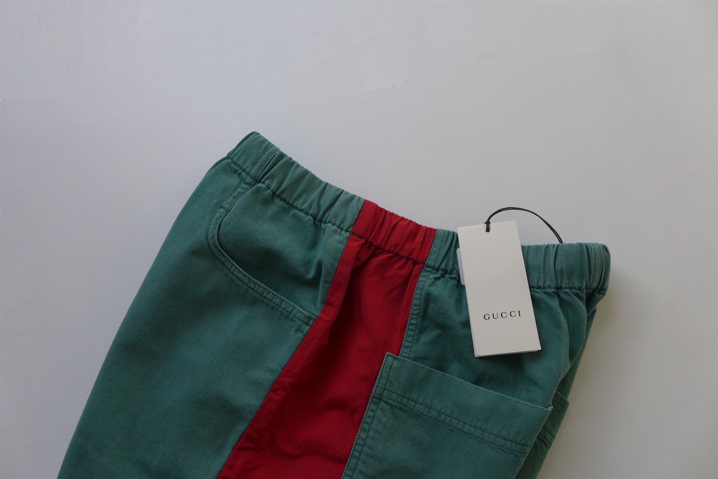 Gucci Gucci Web Stripe Track Pants - Stonewashed Green Denim Size US 38 / EU 54 - 16 Thumbnail