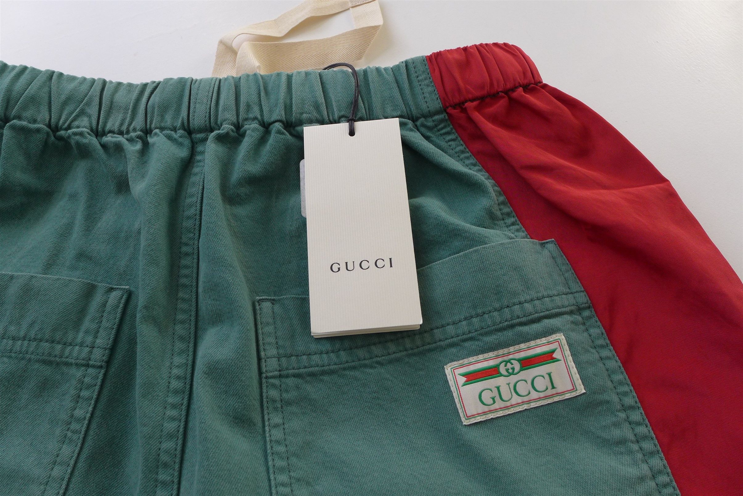 Gucci Gucci Web Stripe Track Pants - Stonewashed Green Denim Size US 38 / EU 54 - 15 Thumbnail