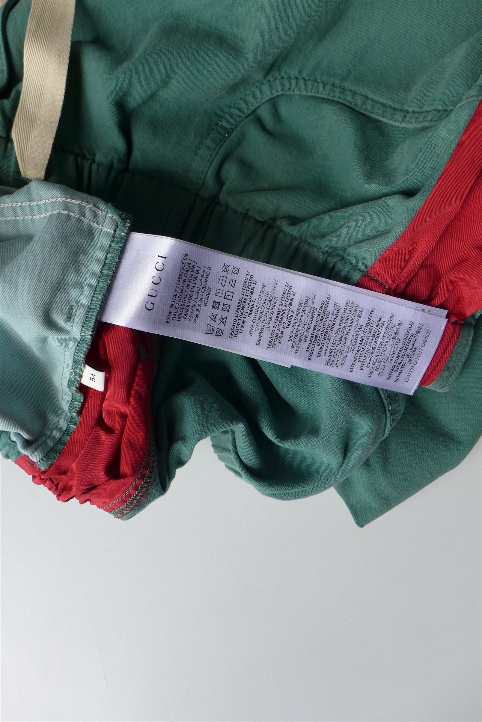 Gucci Gucci Web Stripe Track Pants - Stonewashed Green Denim Size US 38 / EU 54 - 20 Thumbnail