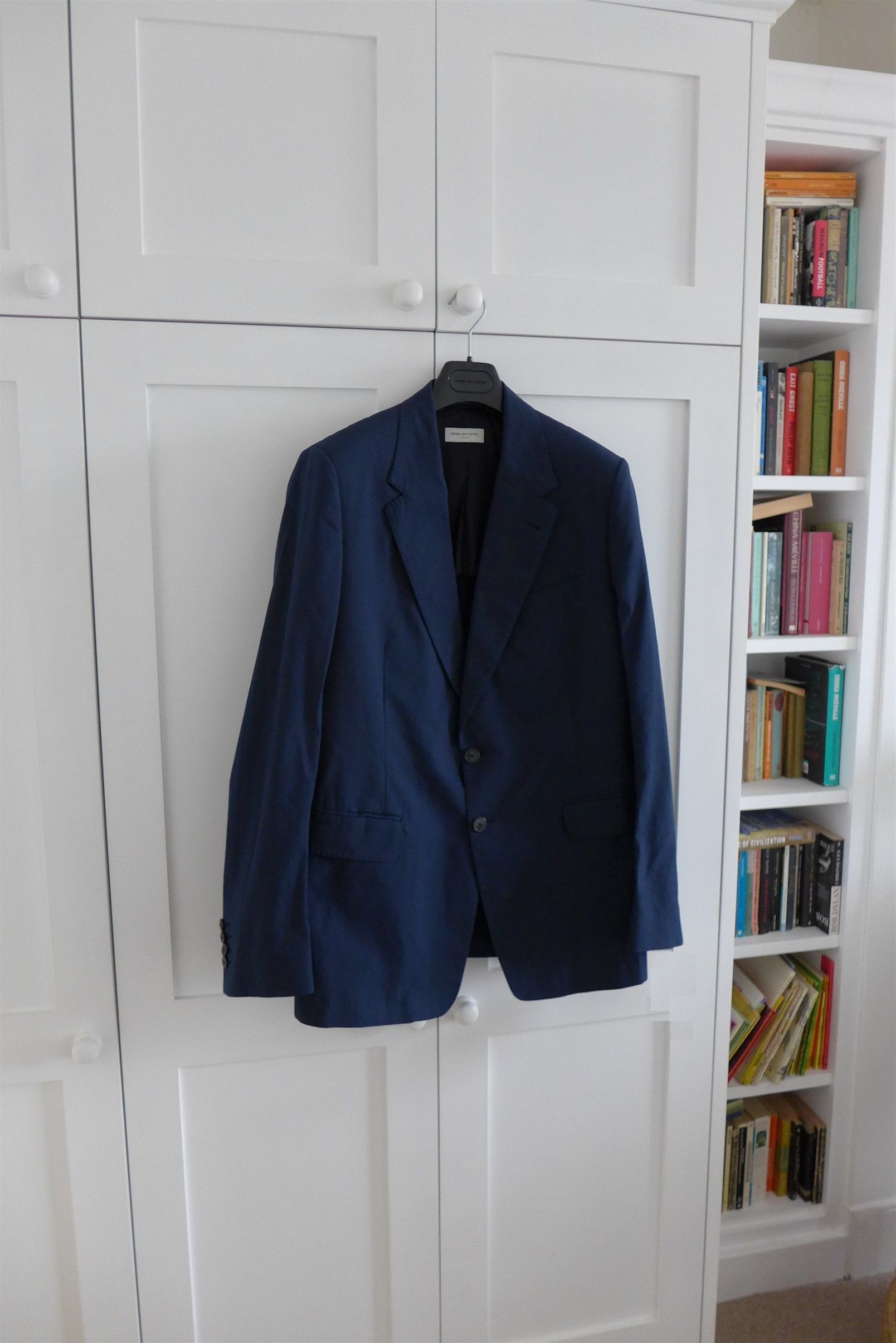 Dries Van Noten Dries Van Noten Burness Jacket - Navy Cotton Size US M / EU 48-50 / 2 - 1 Thumbnail