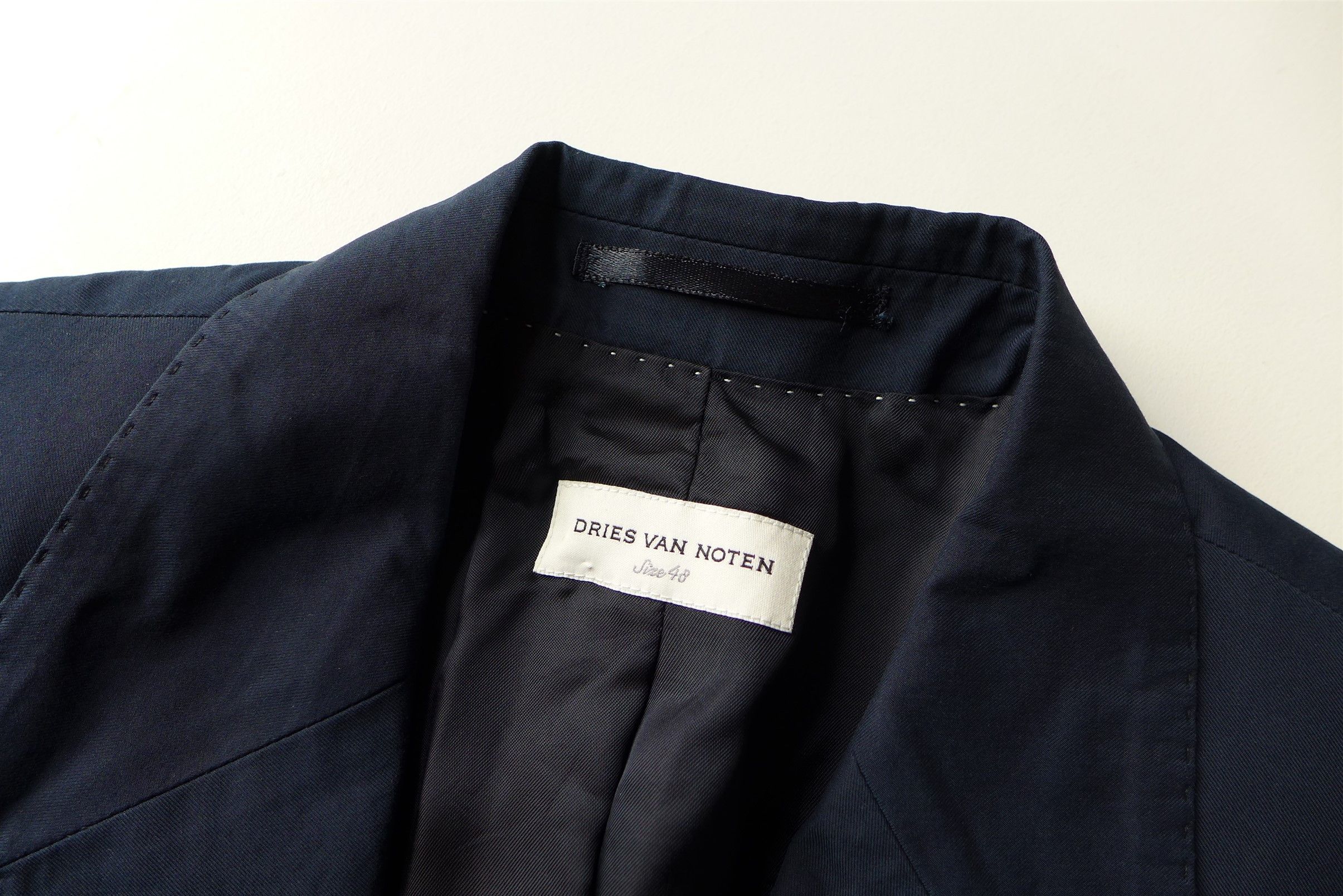 Dries Van Noten Dries Van Noten Burness Jacket - Navy Cotton Size US M / EU 48-50 / 2 - 4 Thumbnail