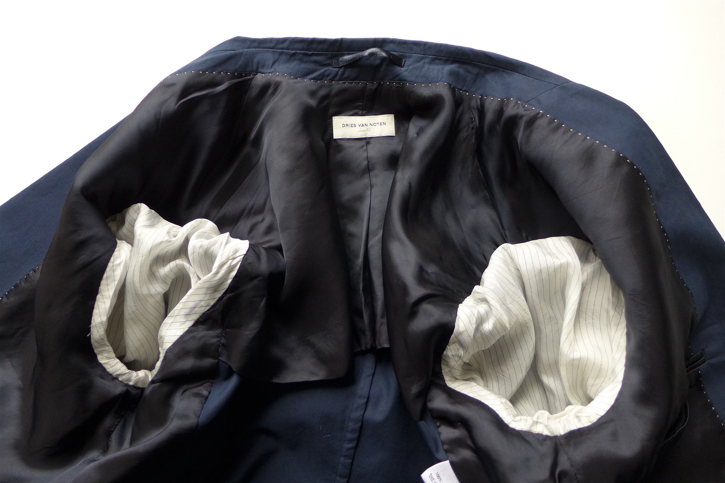 Dries Van Noten Dries Van Noten Burness Jacket - Navy Cotton Size US M / EU 48-50 / 2 - 5 Thumbnail