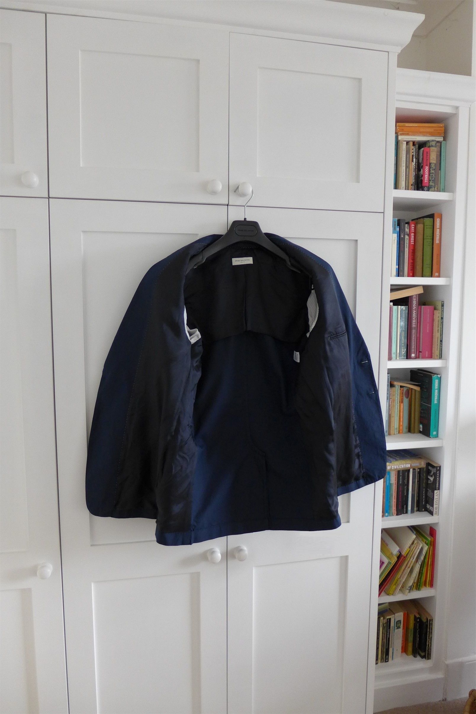 Dries Van Noten Dries Van Noten Burness Jacket - Navy Cotton Size US M / EU 48-50 / 2 - 3 Thumbnail