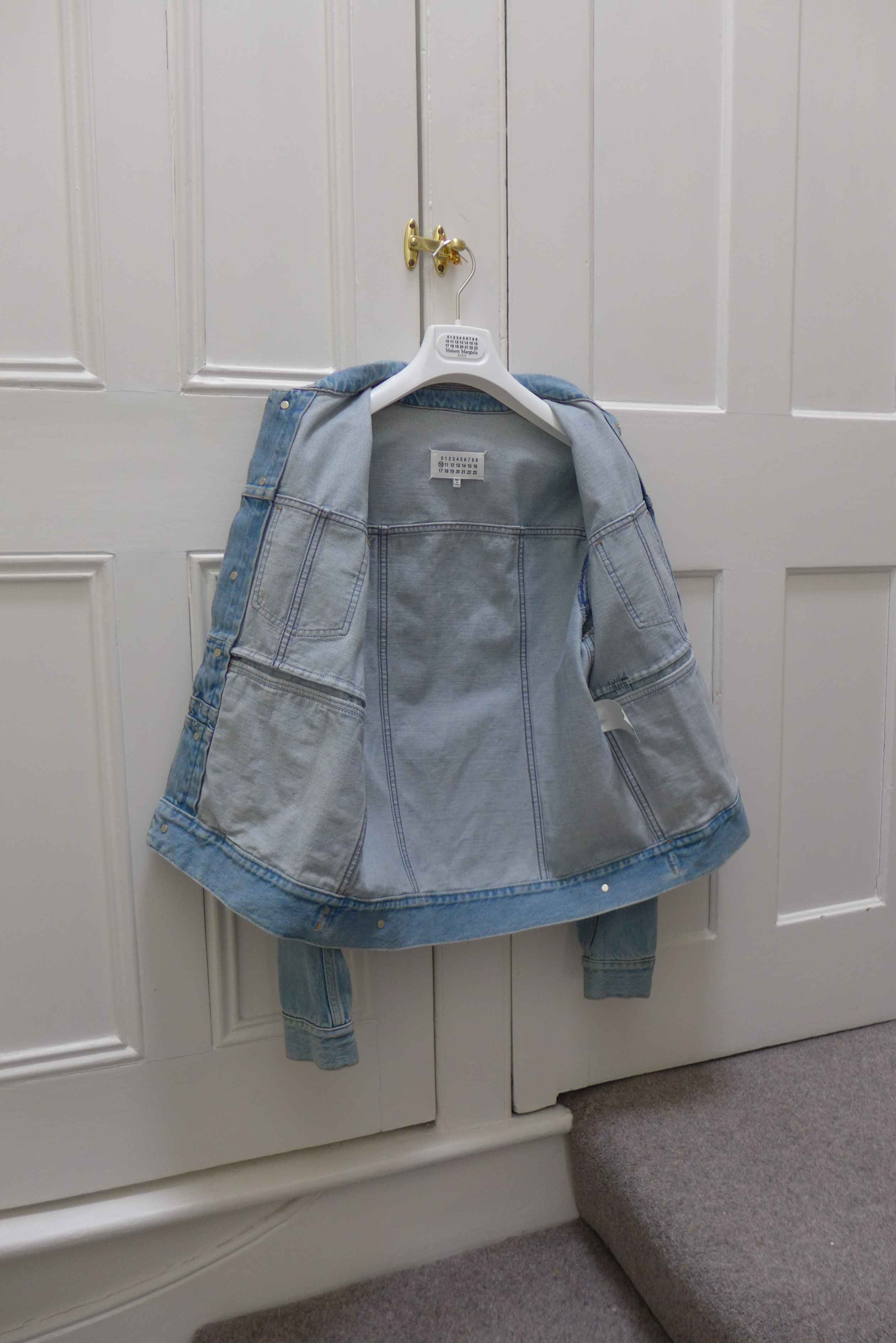 Maison Margiela Margiela SS18 Reconstructed Blue Denim Jacket Size US M / EU 48-50 / 2 - 6 Thumbnail