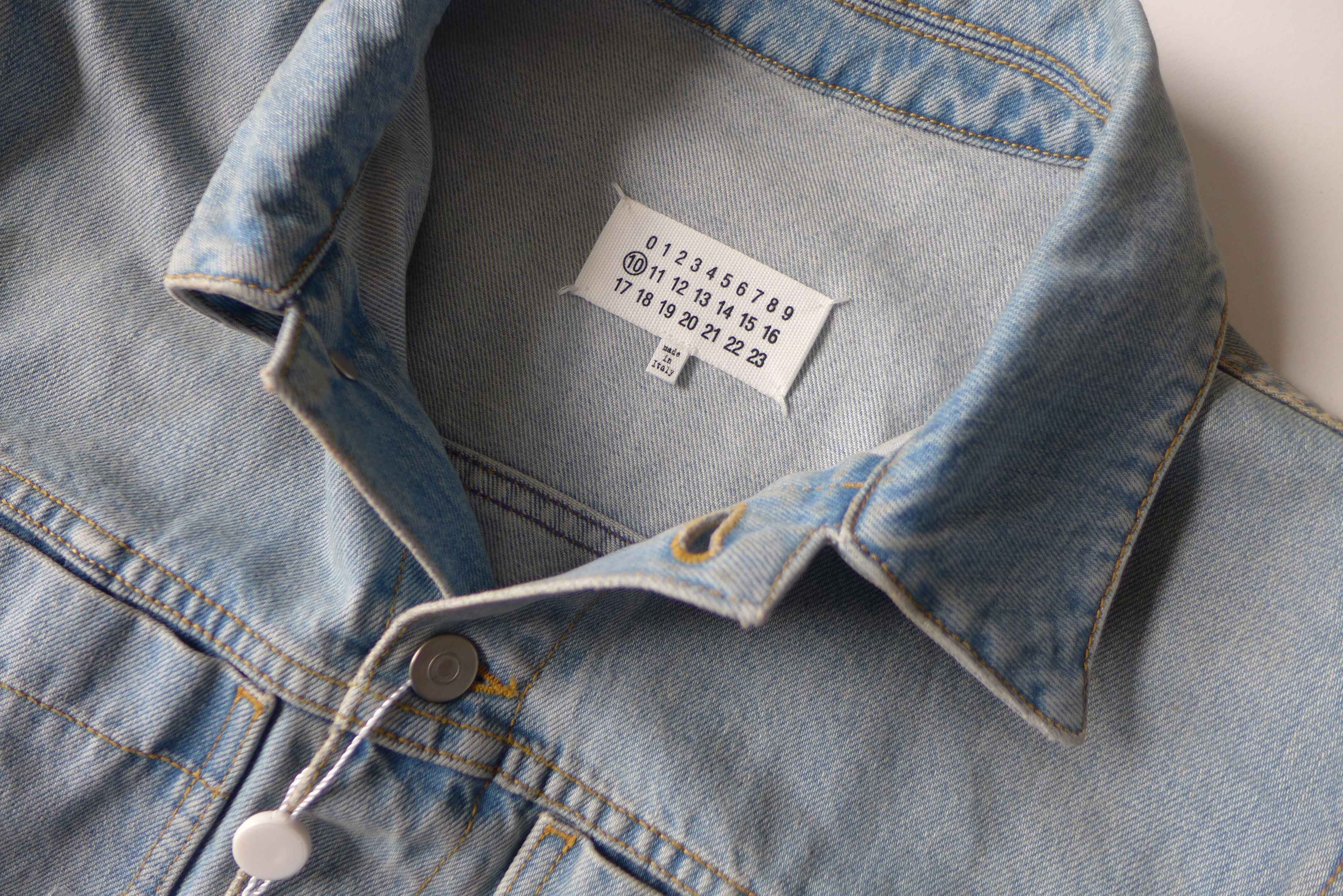 Maison Margiela Margiela SS18 Reconstructed Blue Denim Jacket Size US M / EU 48-50 / 2 - 16 Thumbnail