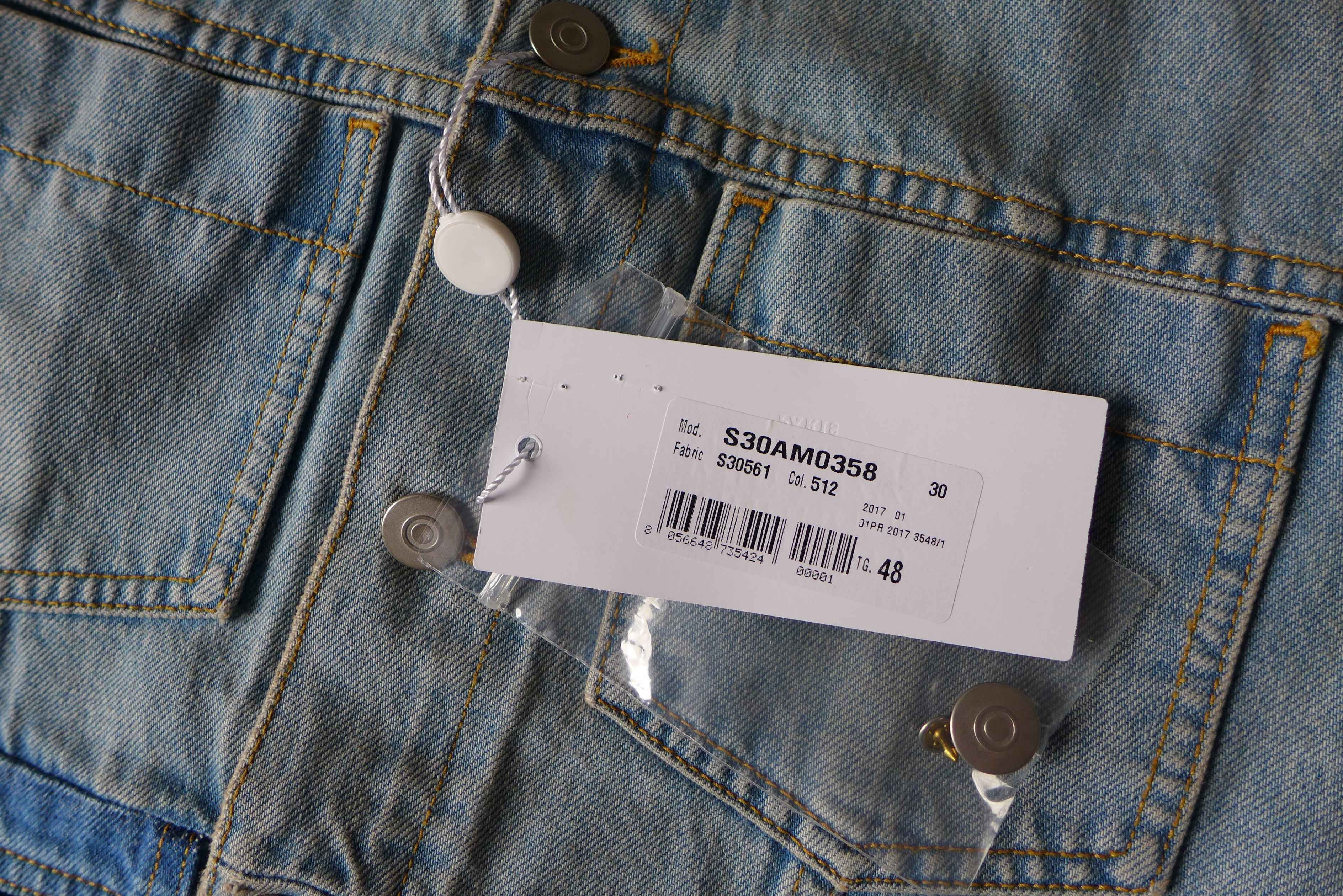 Maison Margiela Margiela SS18 Reconstructed Blue Denim Jacket Size US M / EU 48-50 / 2 - 18 Thumbnail