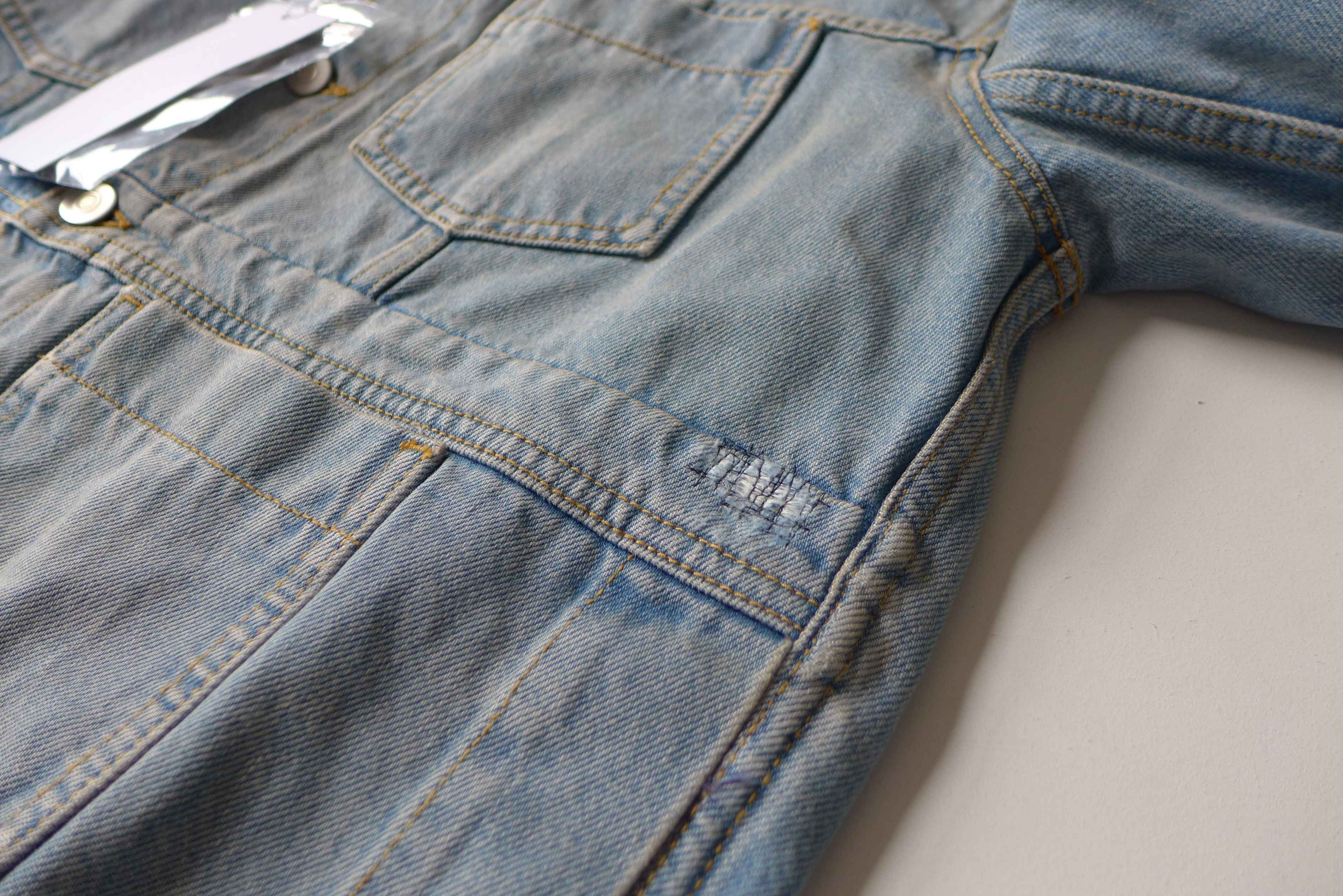 Maison Margiela Margiela SS18 Reconstructed Blue Denim Jacket Size US M / EU 48-50 / 2 - 14 Thumbnail