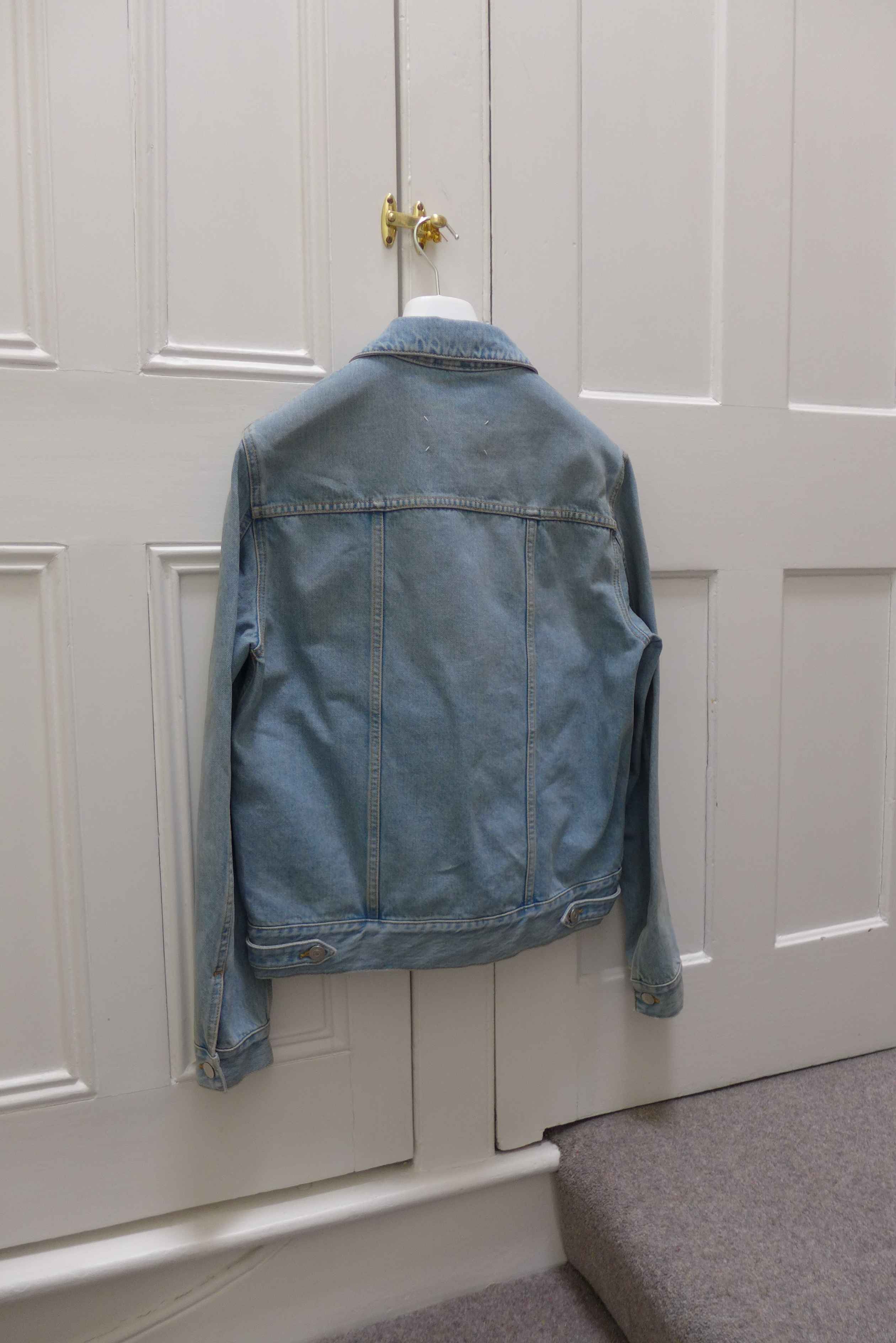Maison Margiela Margiela SS18 Reconstructed Blue Denim Jacket Size US M / EU 48-50 / 2 - 5 Thumbnail
