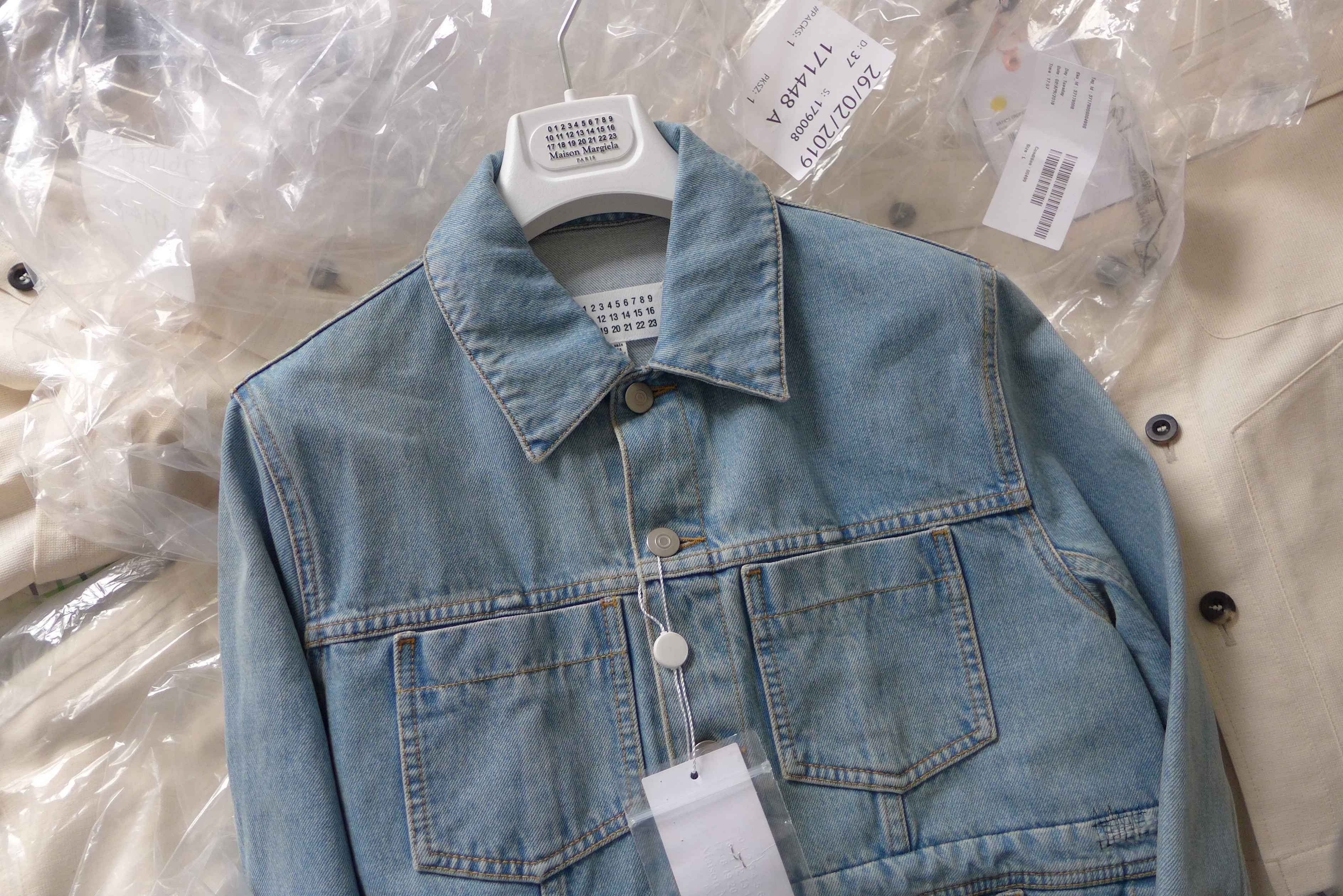 Maison Margiela Margiela SS18 Reconstructed Blue Denim Jacket Size US M / EU 48-50 / 2 - 8 Thumbnail