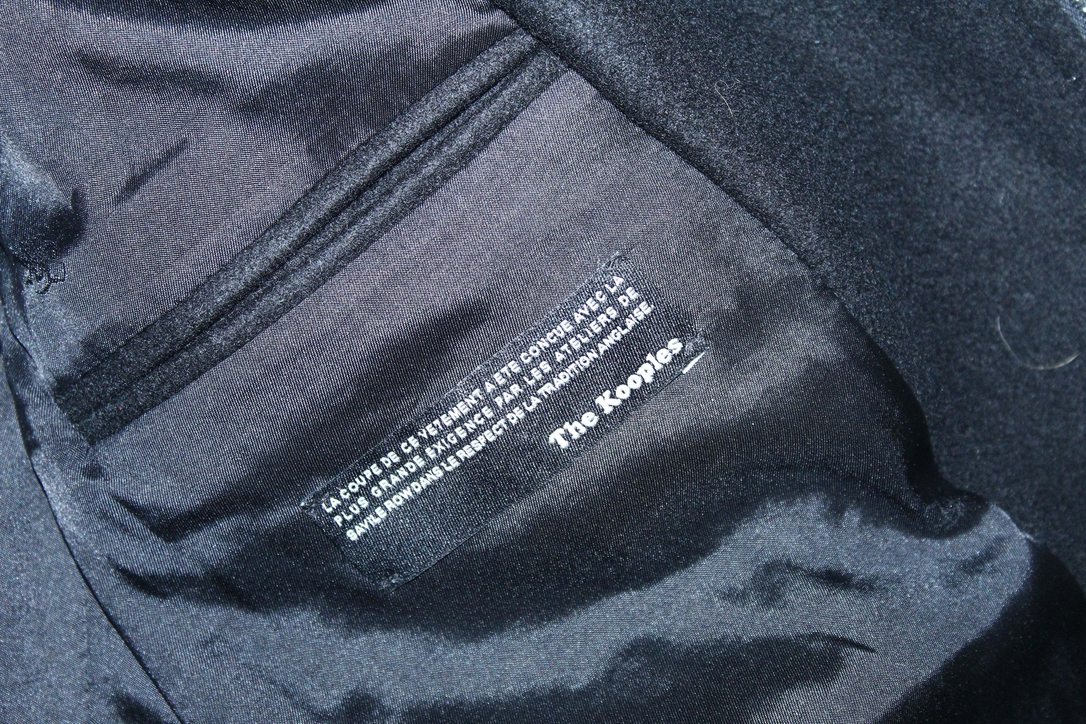 The Kooples The Kooples Cropped Design Wool Biker Jacket Size M / US 6-8 / IT 42-44 - 3 Thumbnail