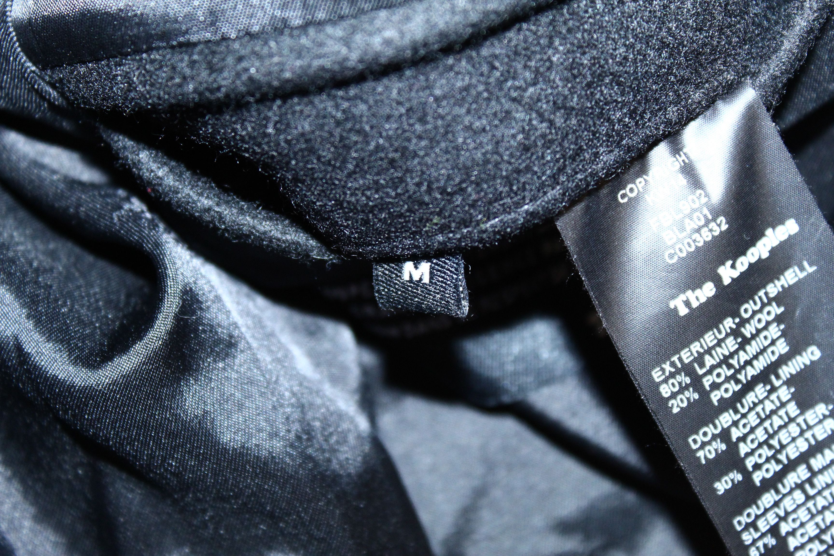 The Kooples The Kooples Cropped Design Wool Biker Jacket Size M / US 6-8 / IT 42-44 - 4 Thumbnail