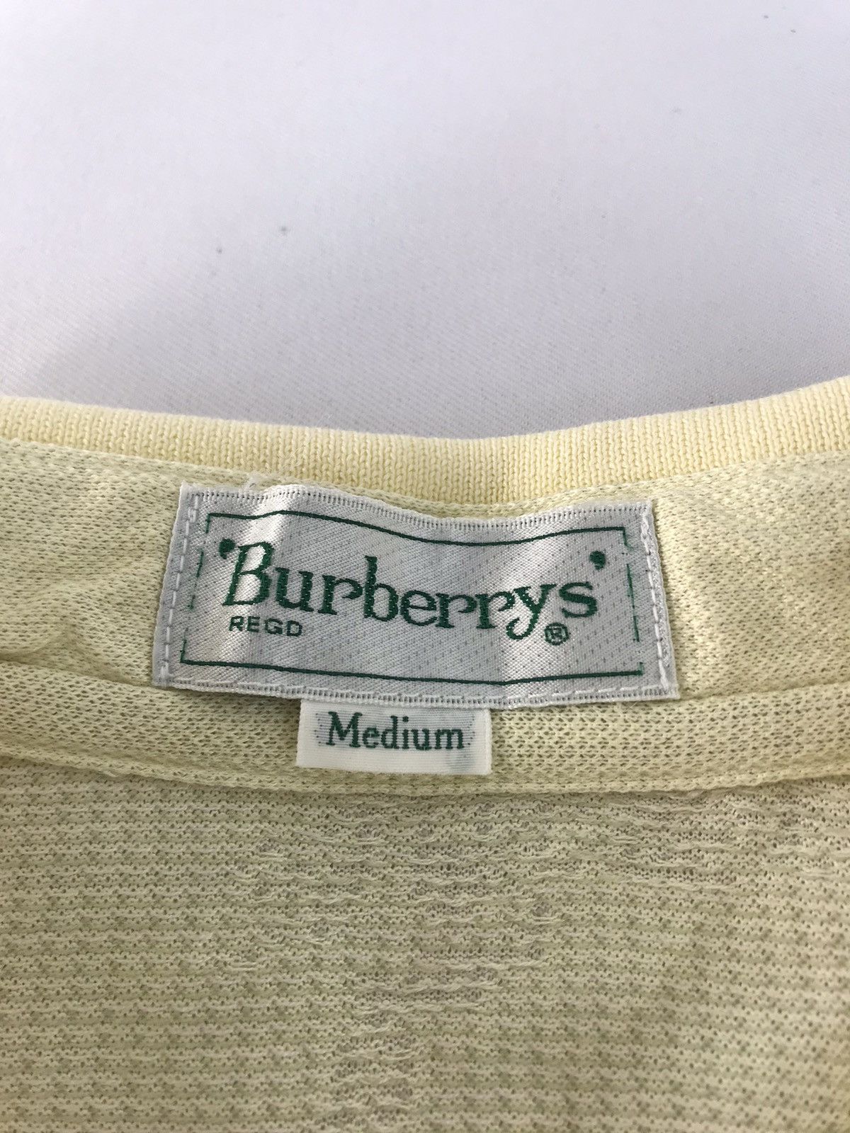 Burberry × Vintage Rare Burberry All Over Prorsum Logo Polo Pocket Tee Size US M / EU 48-50 / 2 - 4 Thumbnail