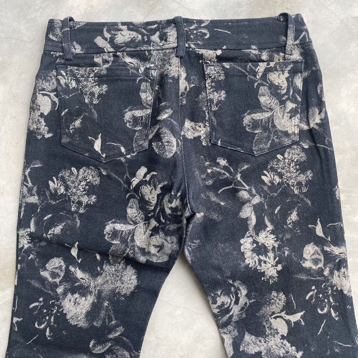Japanese Brand × Tornado Mart Tornado mart flare jeans flower psychedelic bootcut Size US 27 - 11 Thumbnail
