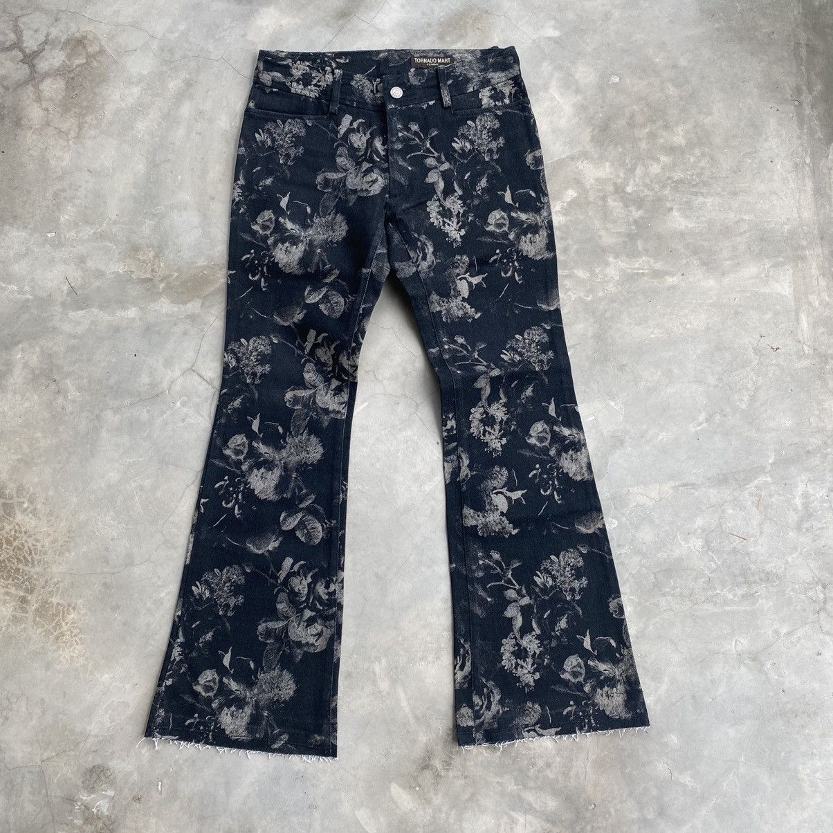 Tornado Mart Python Print Flare Jeans main image 1