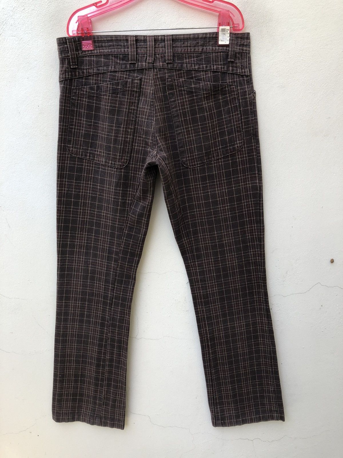 Vintage Vintage Acoustic Japan Cheks Pant Flare Jeans Size US 31 - 15 Thumbnail