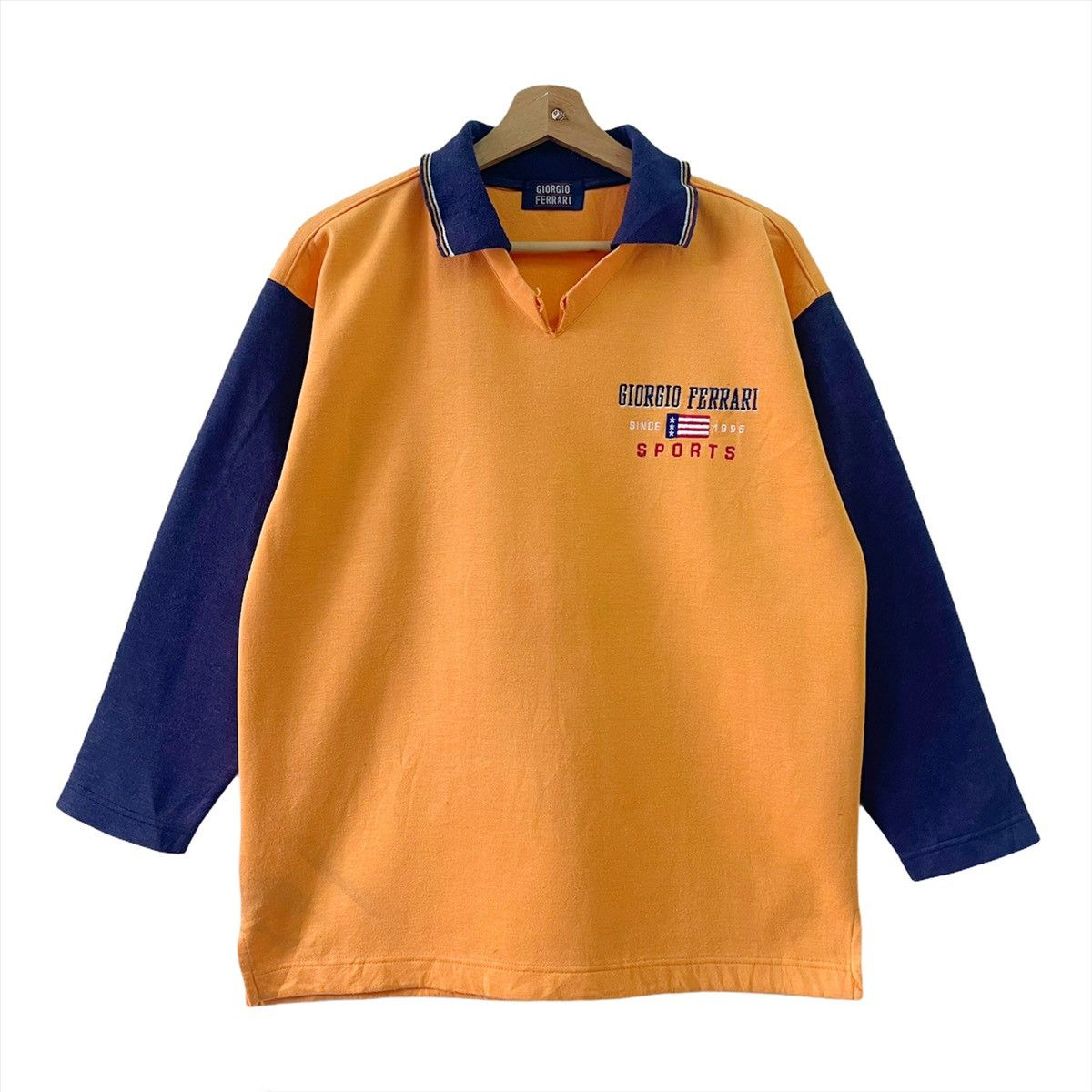 Designer × Vintage Vintage Giorgio Ferrari Sports LongSleeve Size M Size US M / EU 48-50 / 2 - 1 Thumbnail