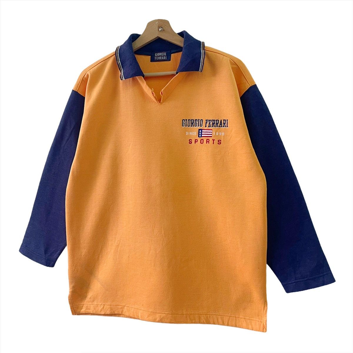 Designer × Vintage Vintage Giorgio Ferrari Sports LongSleeve Size M Size US M / EU 48-50 / 2 - 3 Thumbnail
