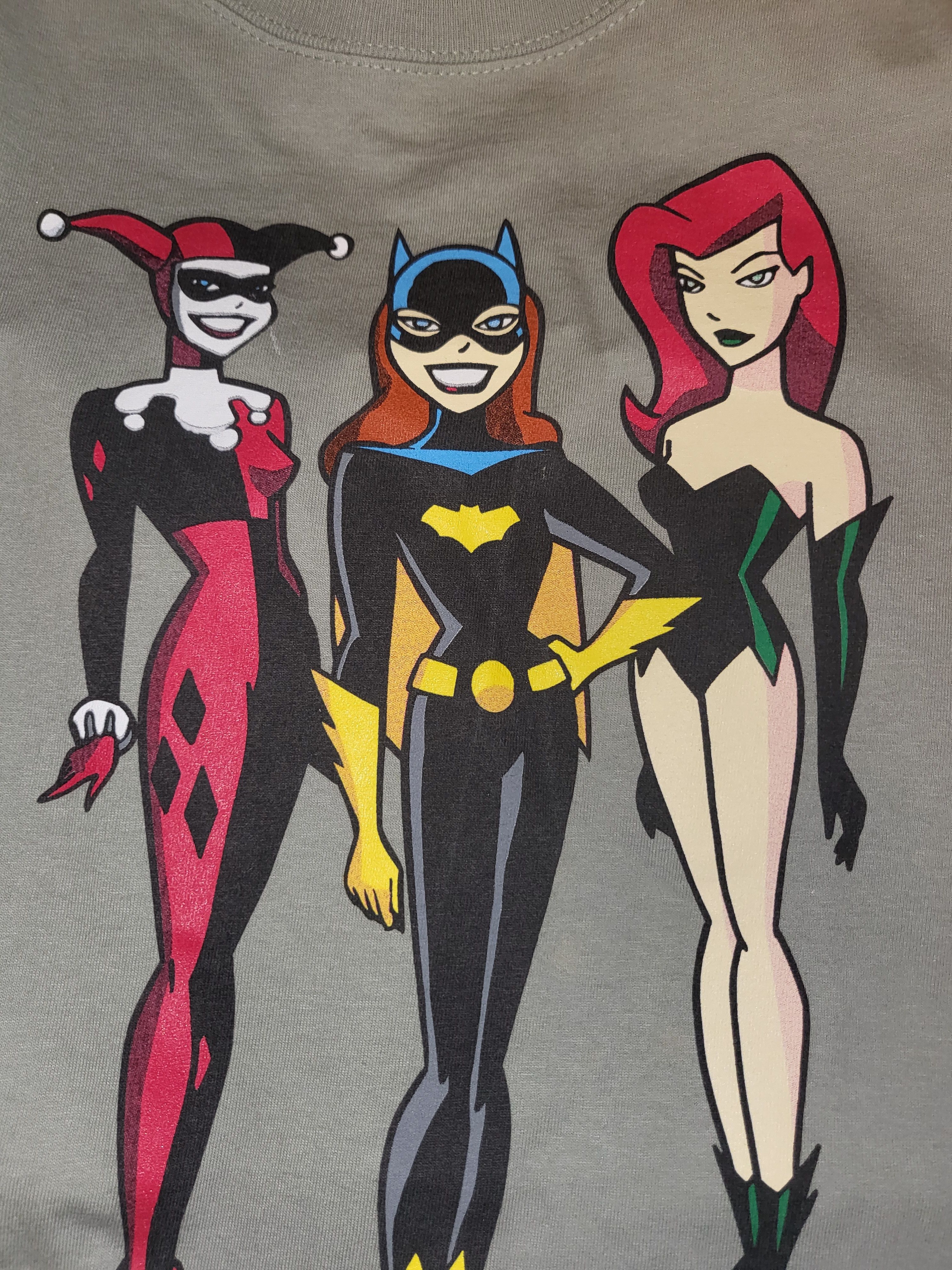 DC Comics × Vintage Graphitti Hanes 1999 Harly Quinn Batgirl and Poison Ivy Size US L / EU 52-54 / 3 - 6 Thumbnail