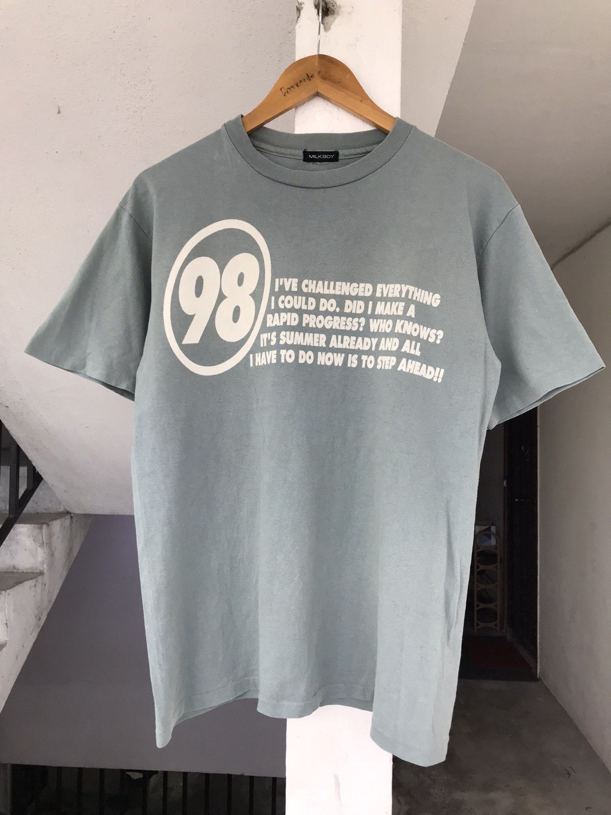 20471120 × Beauty Beast 1998 Milkboy poem Tee Size US M / EU 48-50 / 2 - 4 Thumbnail