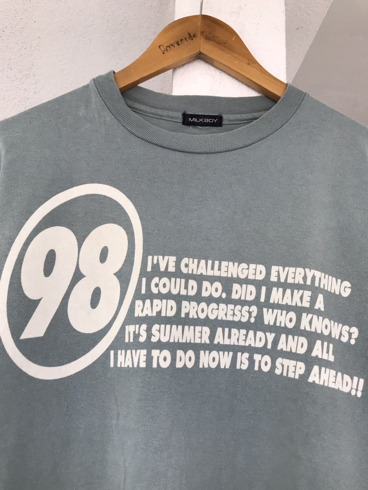 20471120 × Beauty Beast 1998 Milkboy poem Tee Size US M / EU 48-50 / 2 - 7 Thumbnail