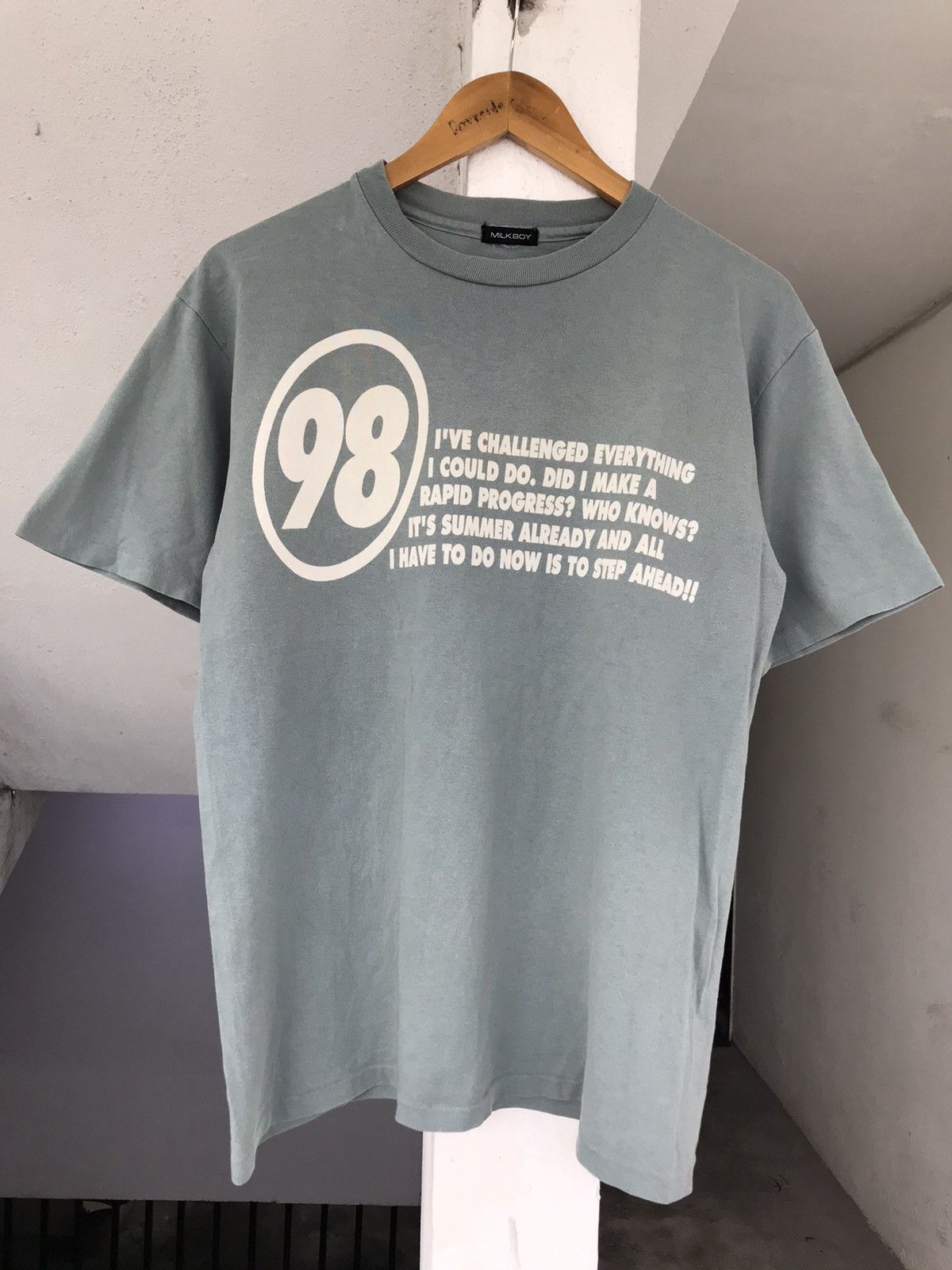 20471120 × Beauty Beast 1998 Milkboy poem Tee Size US M / EU 48-50 / 2 - 6 Thumbnail