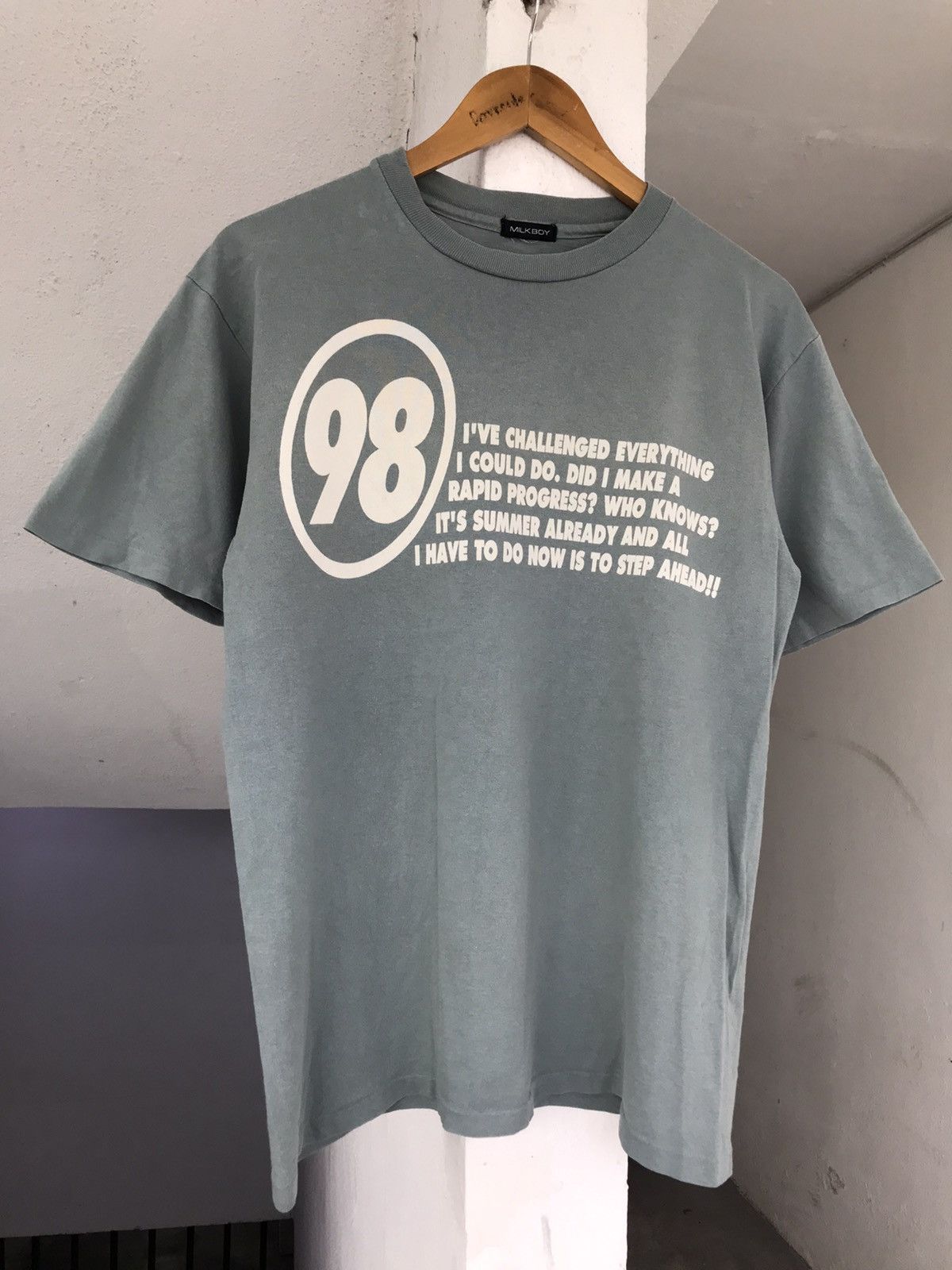 20471120 × Beauty Beast 1998 Milkboy poem Tee Size US M / EU 48-50 / 2 - 3 Thumbnail