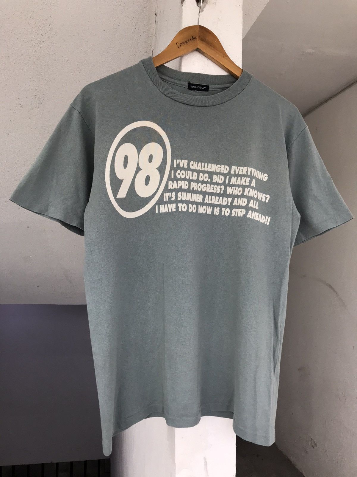 20471120 × Beauty Beast 1998 Milkboy poem Tee Size US M / EU 48-50 / 2 - 2 Thumbnail