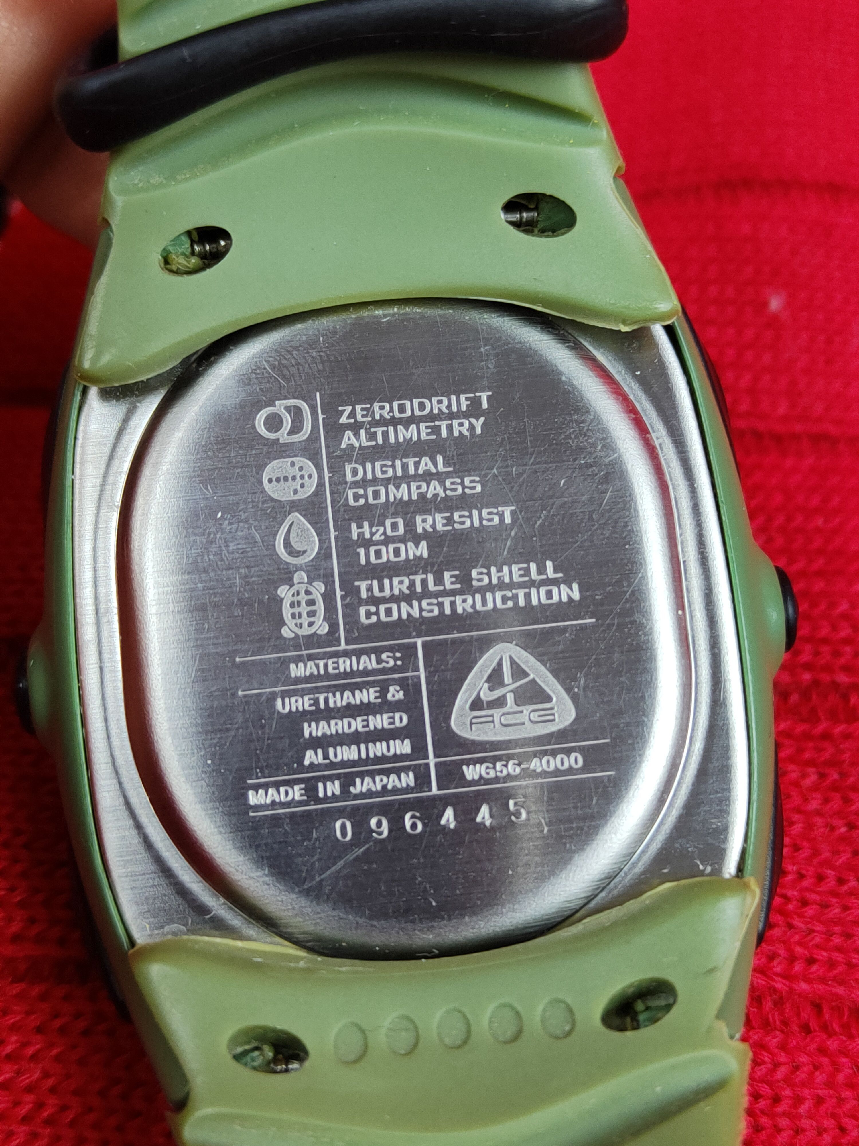 Nike ACG Zero Drift Digital Compass Vintage Watch #J022s
