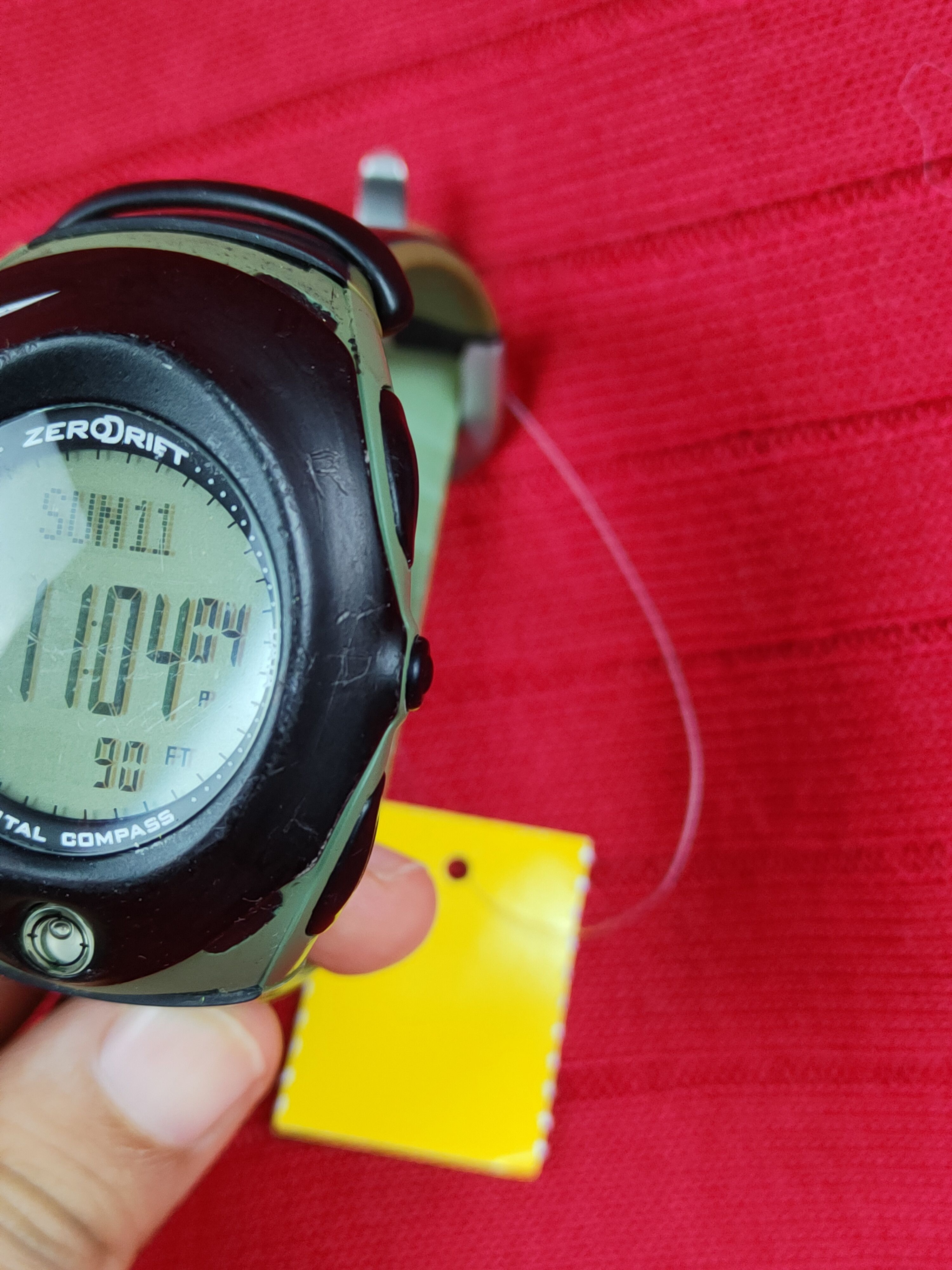 Nike ACG Zero Drift Digital Compass Vintage Watch #J022s