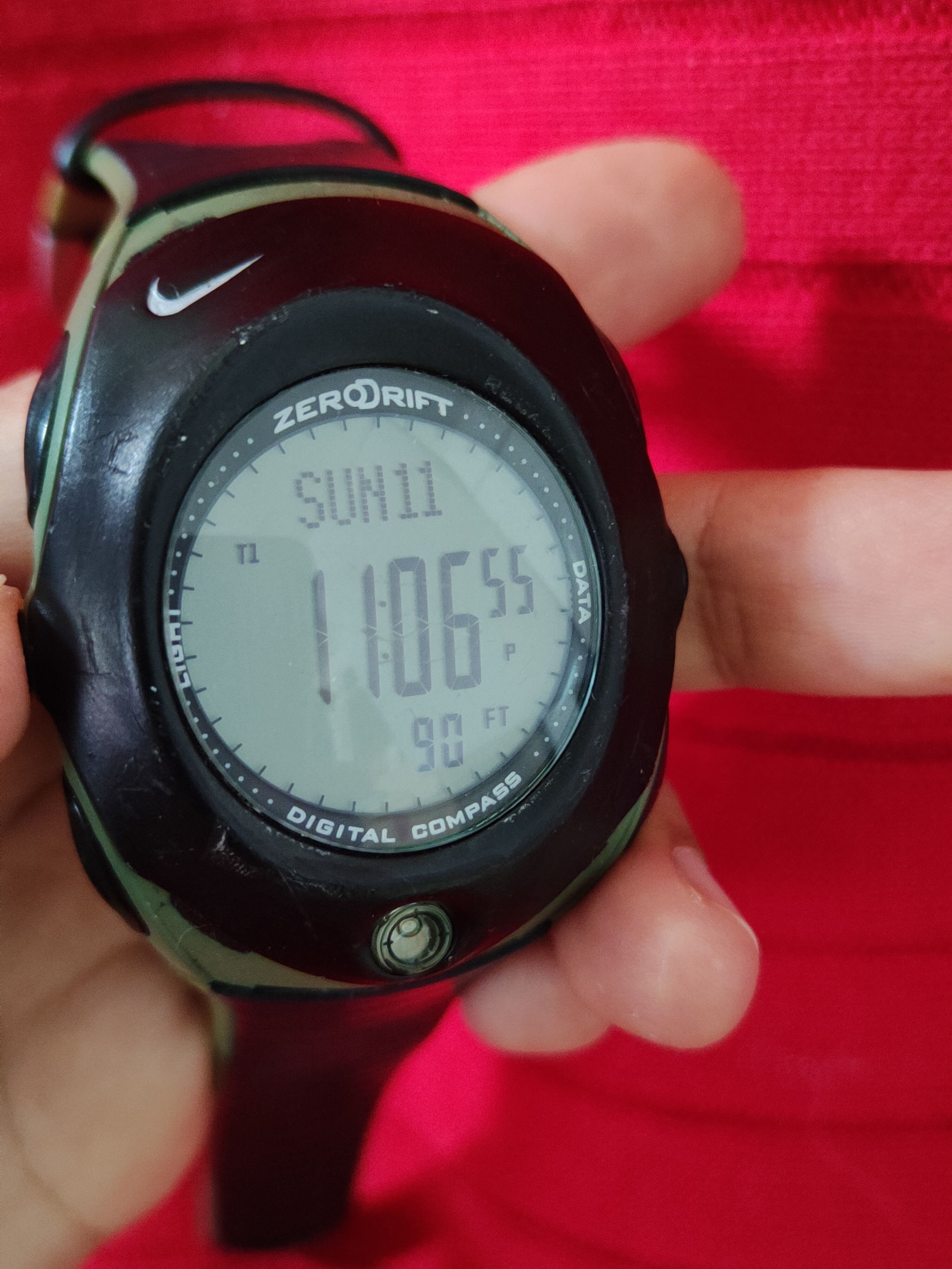 Nike ACG Zero Drift Digital Compass Vintage Watch #J022s