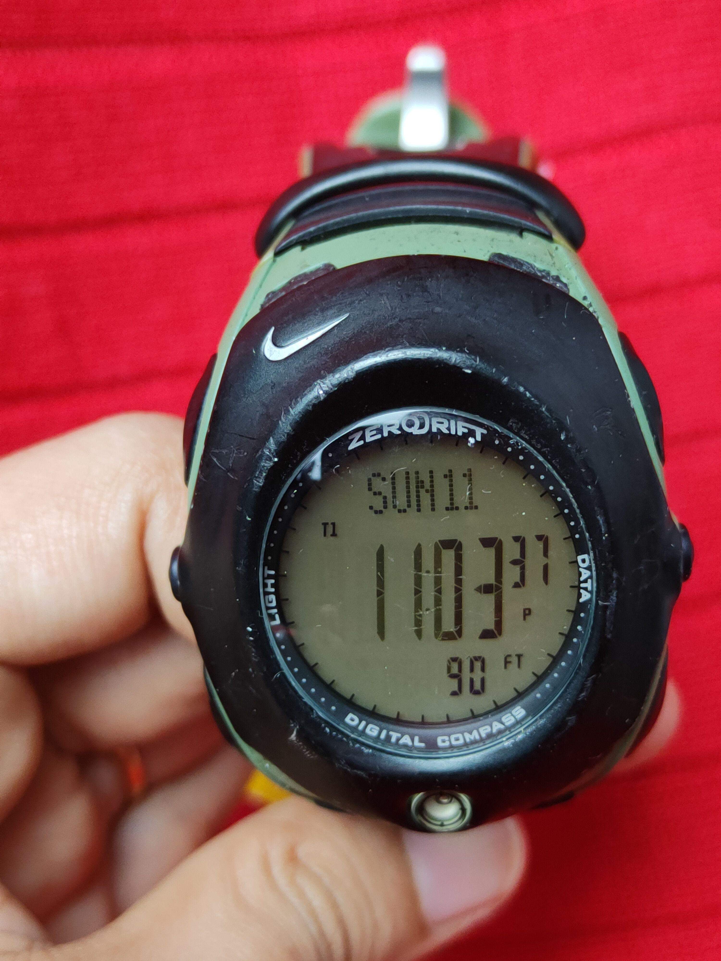 Nike ACG Zero Drift Digital Compass Vintage Watch #J022s