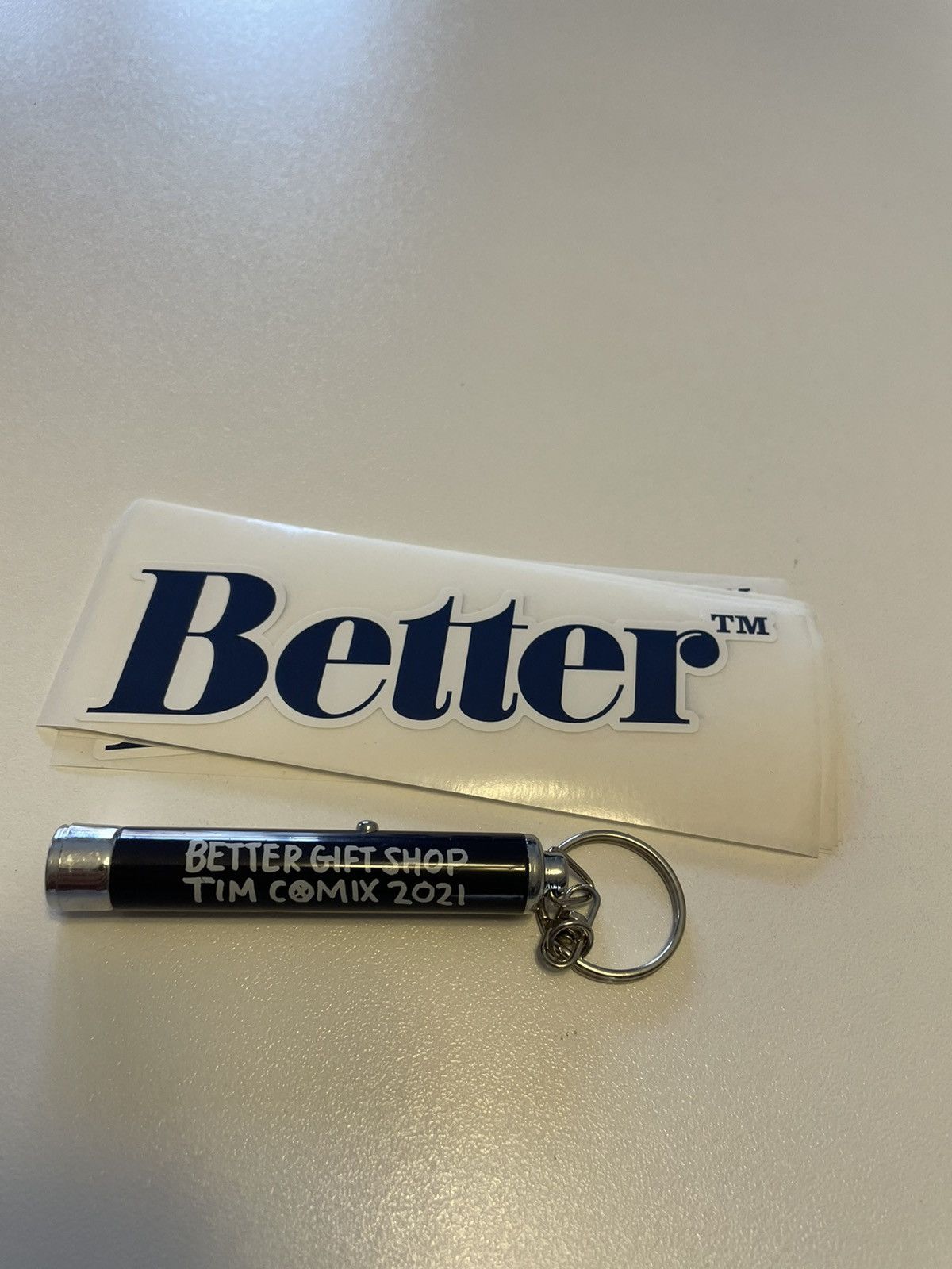 BetterTM 8x Better Gift Shop Logos (New) 1x Tim Comix Keychain 2021 ...
