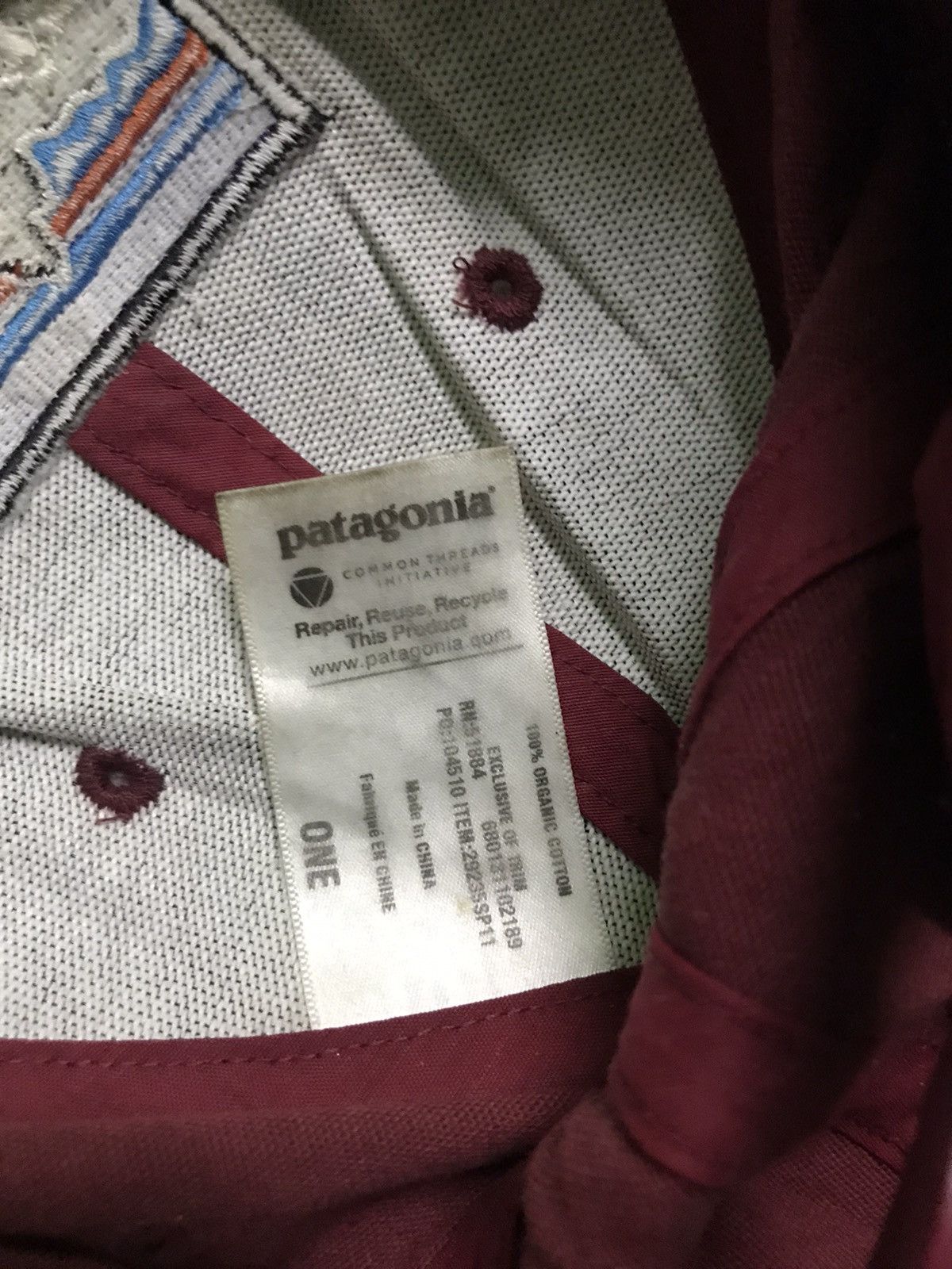 Patagonia Sunfaded Patagonia big logo cap Size ONE SIZE - 2 Thumbnail