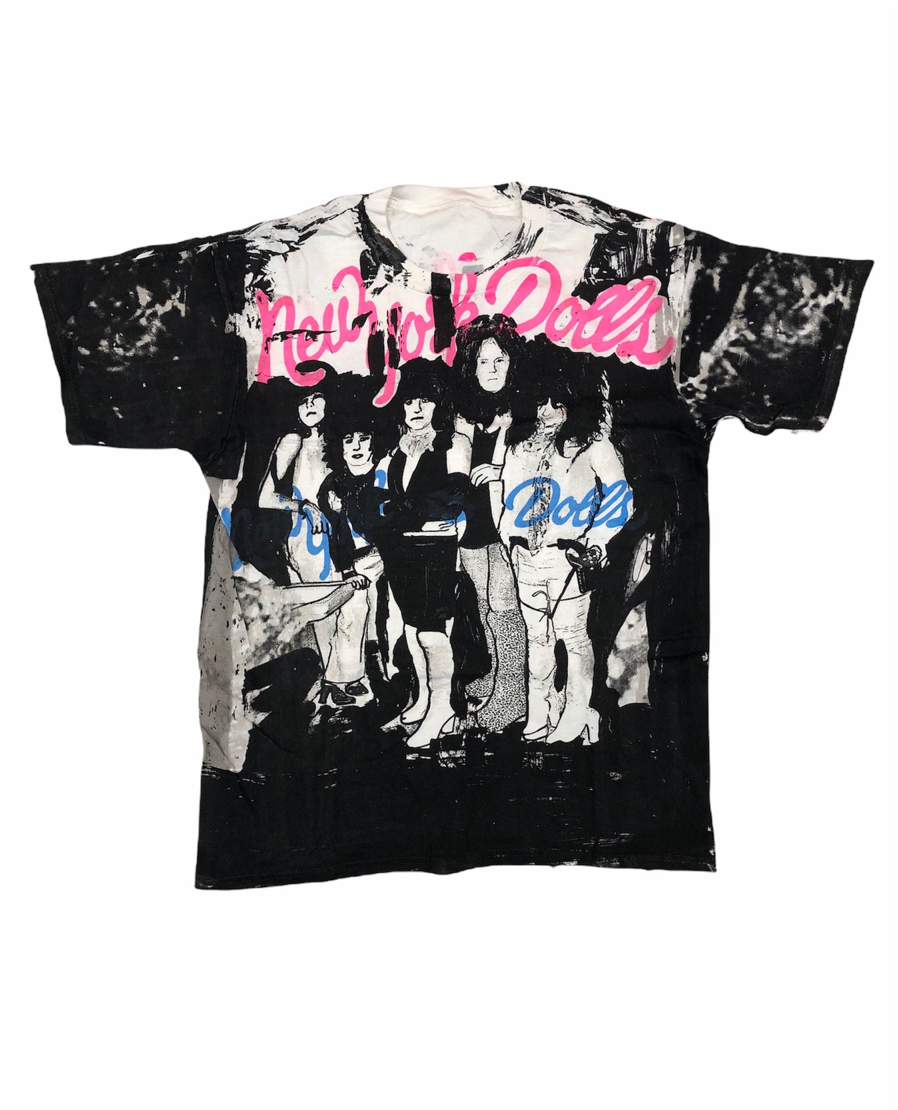 Vintage Rare Mosquitohead New York Dolls All Over Print T-Shirt Size US XL / EU 56 / 4 - 1 Thumbnail