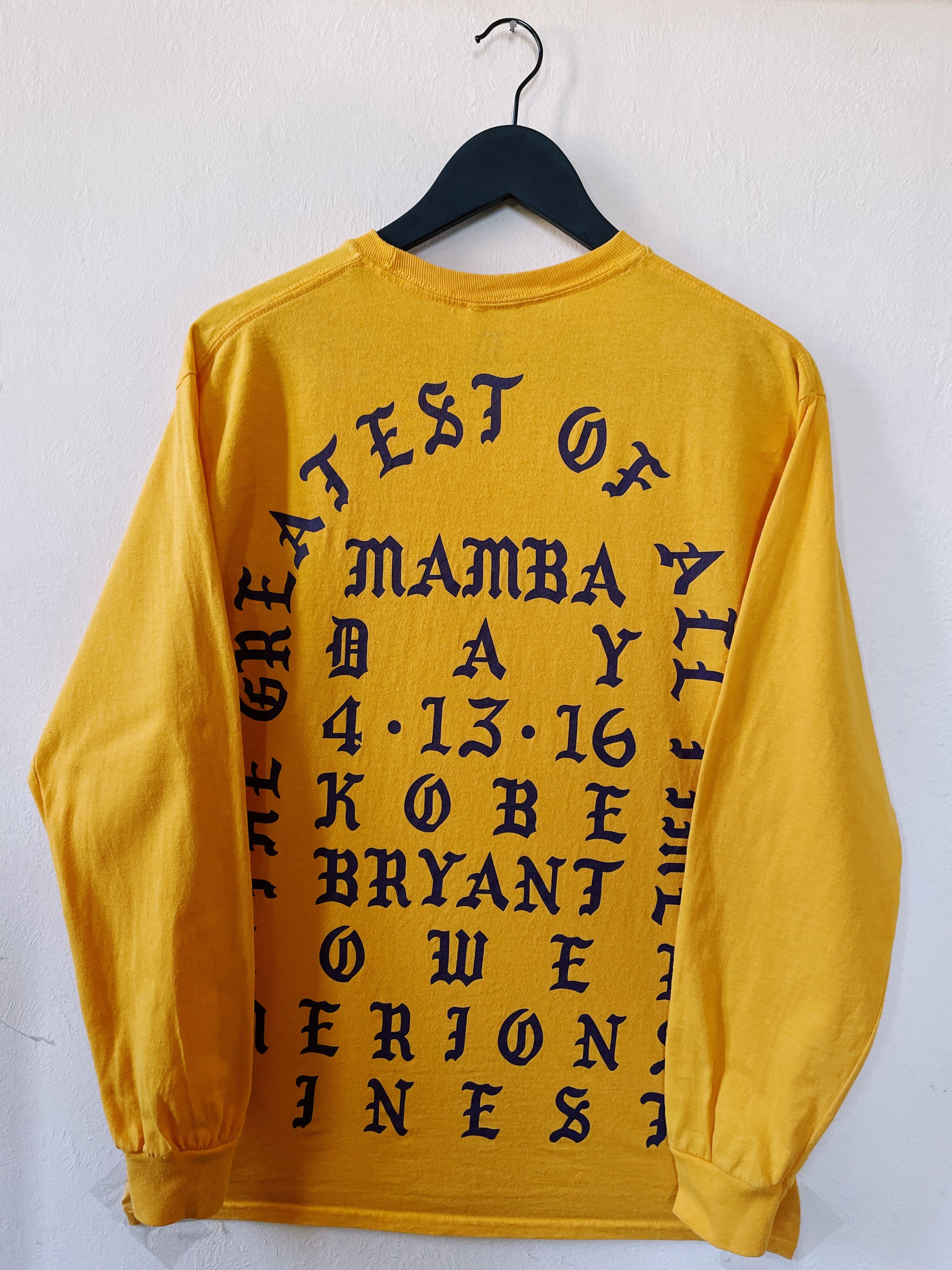Kanye West Kanye West 'I Feel Like Kobe' Longsleeve T-shirt Yellow Size US M / EU 48-50 / 2 - 2 Thumbnail