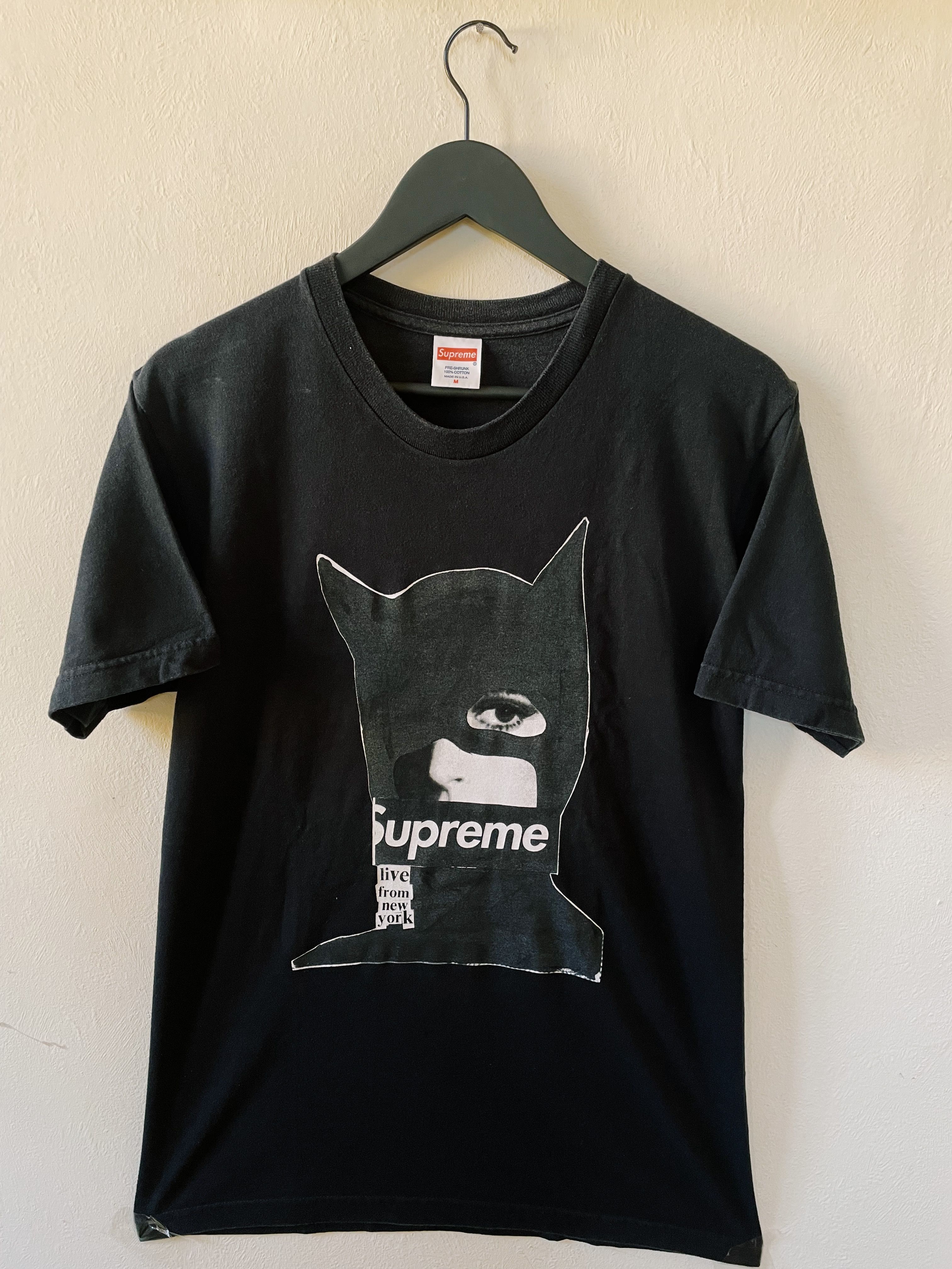 Supreme Supreme Catwoman Box Logo T shirt Black   Grailed