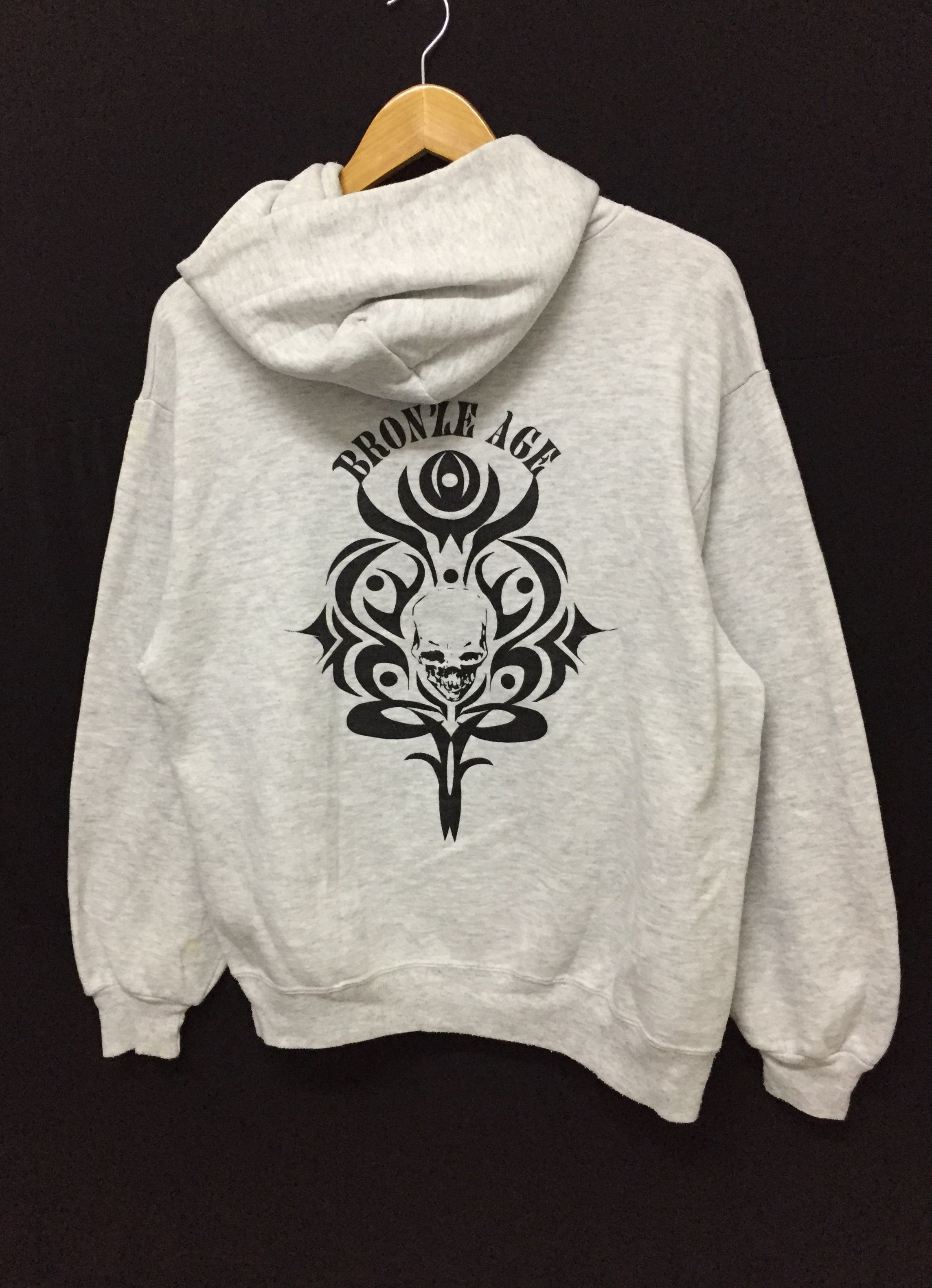 Shorty's Skateboards 90's BRONZE AGE Skull hoodie Size US M / EU 48-50 / 2 - 7 Thumbnail