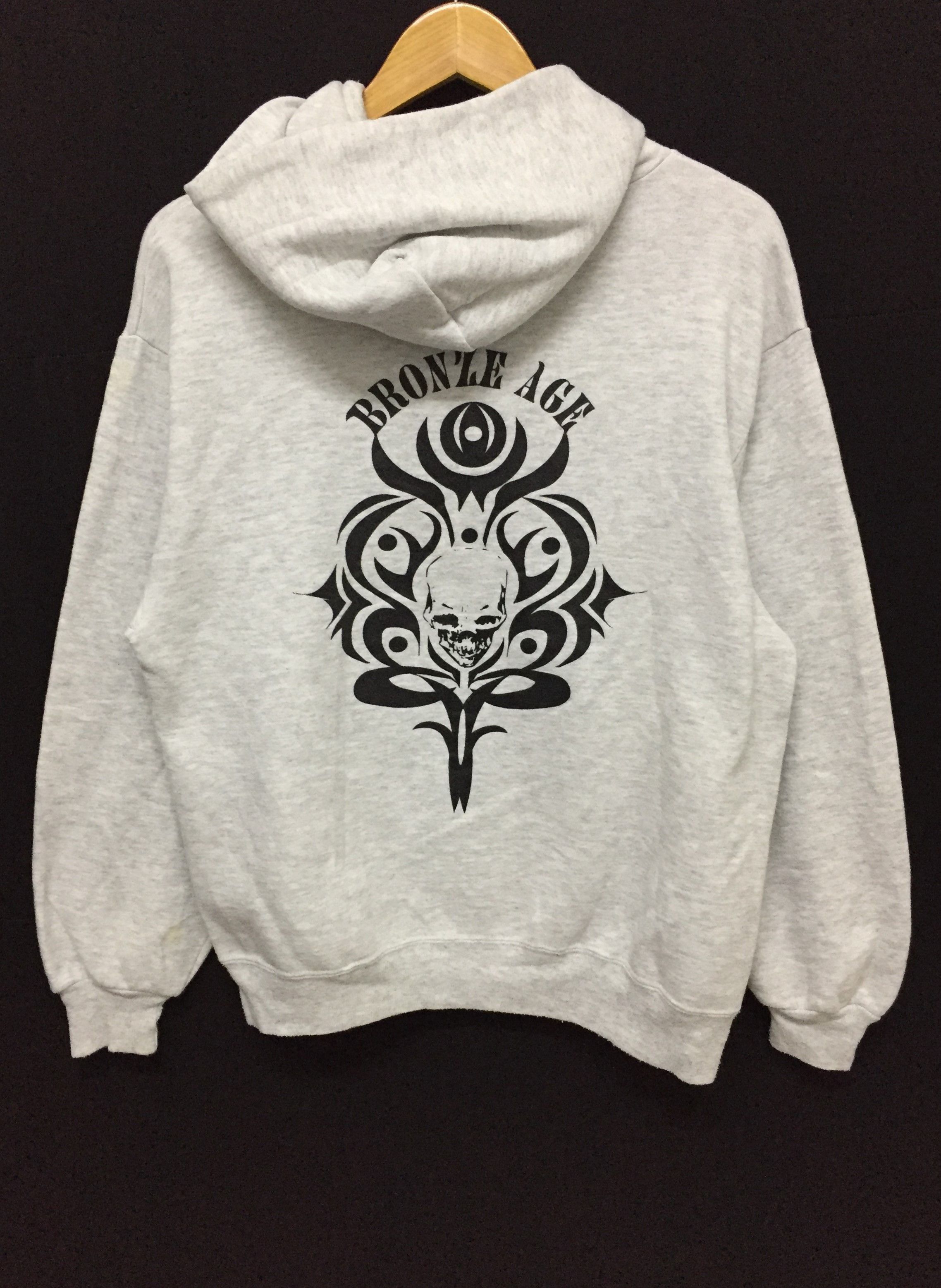 Shorty's Skateboards 90's BRONZE AGE Skull hoodie Size US M / EU 48-50 / 2 - 6 Thumbnail