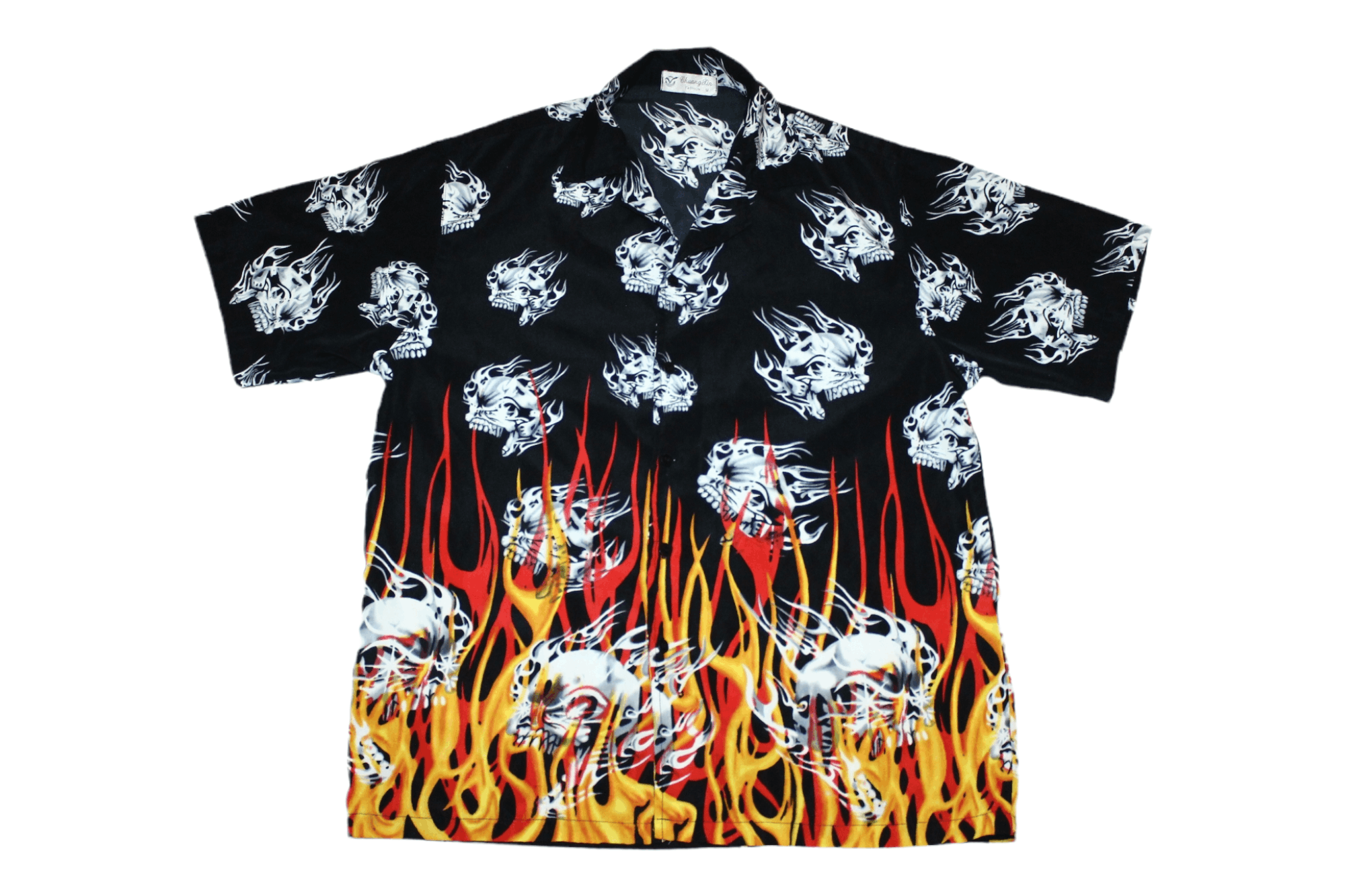 Other 💥 BEST OFFER 💥 90s Skull Flame OG Art Design Shirt Size US M / EU 48-50 / 2 - 1 Thumbnail