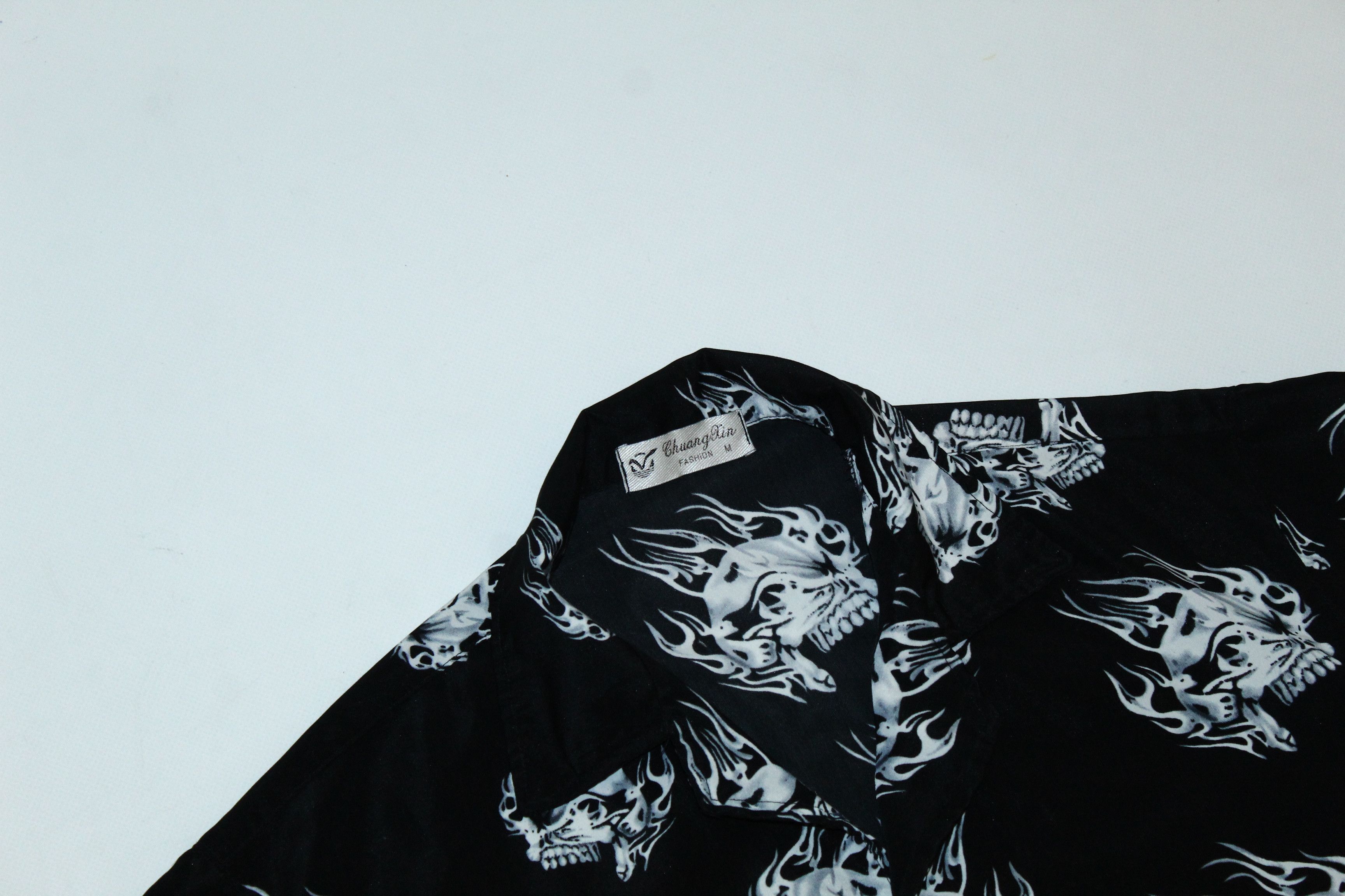 Other 💥 BEST OFFER 💥 90s Skull Flame OG Art Design Shirt Size US M / EU 48-50 / 2 - 2 Thumbnail