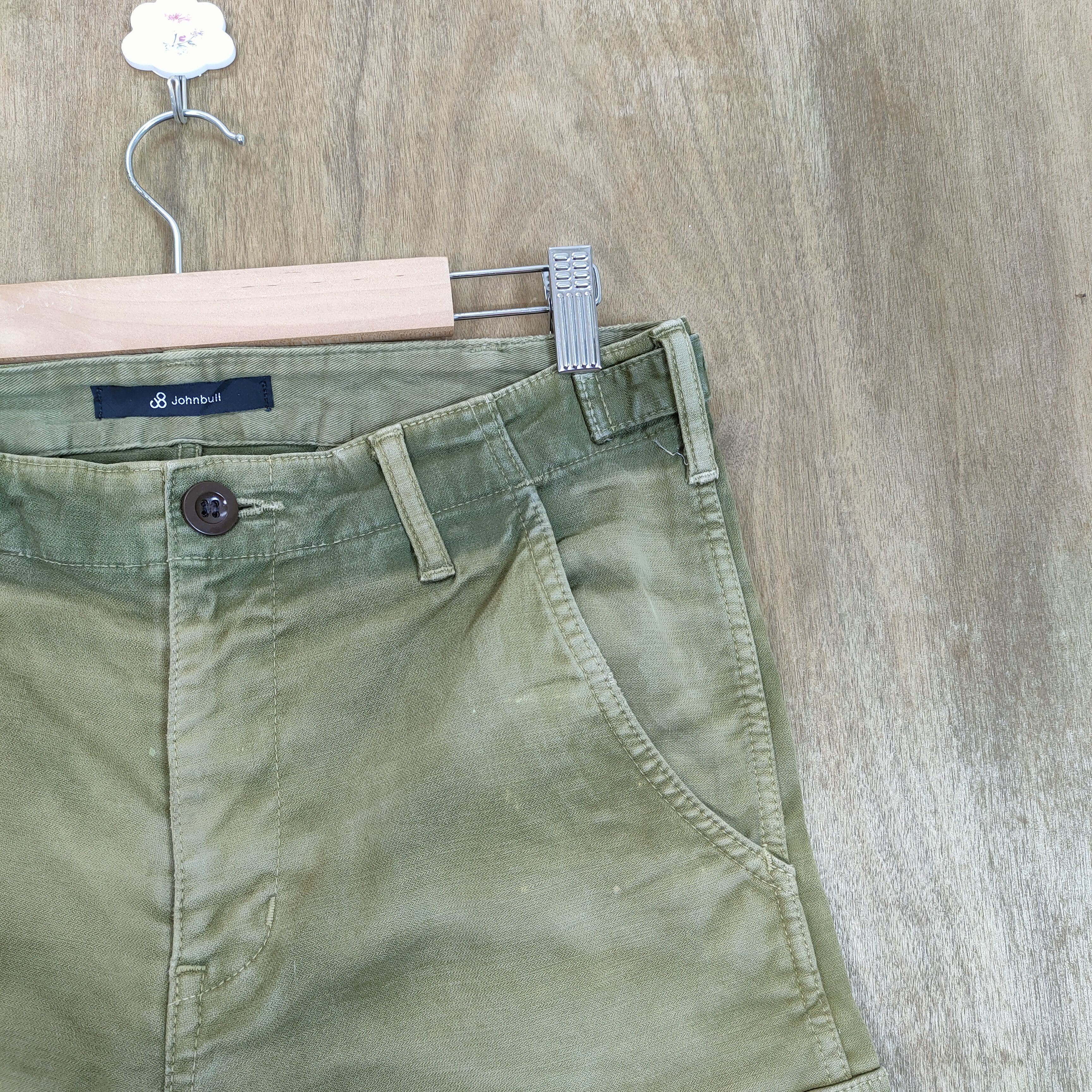Johnbull VINTAGE JOHN BULL FADED CARGO PANTS Size US 30 / EU 46 - 6 Thumbnail