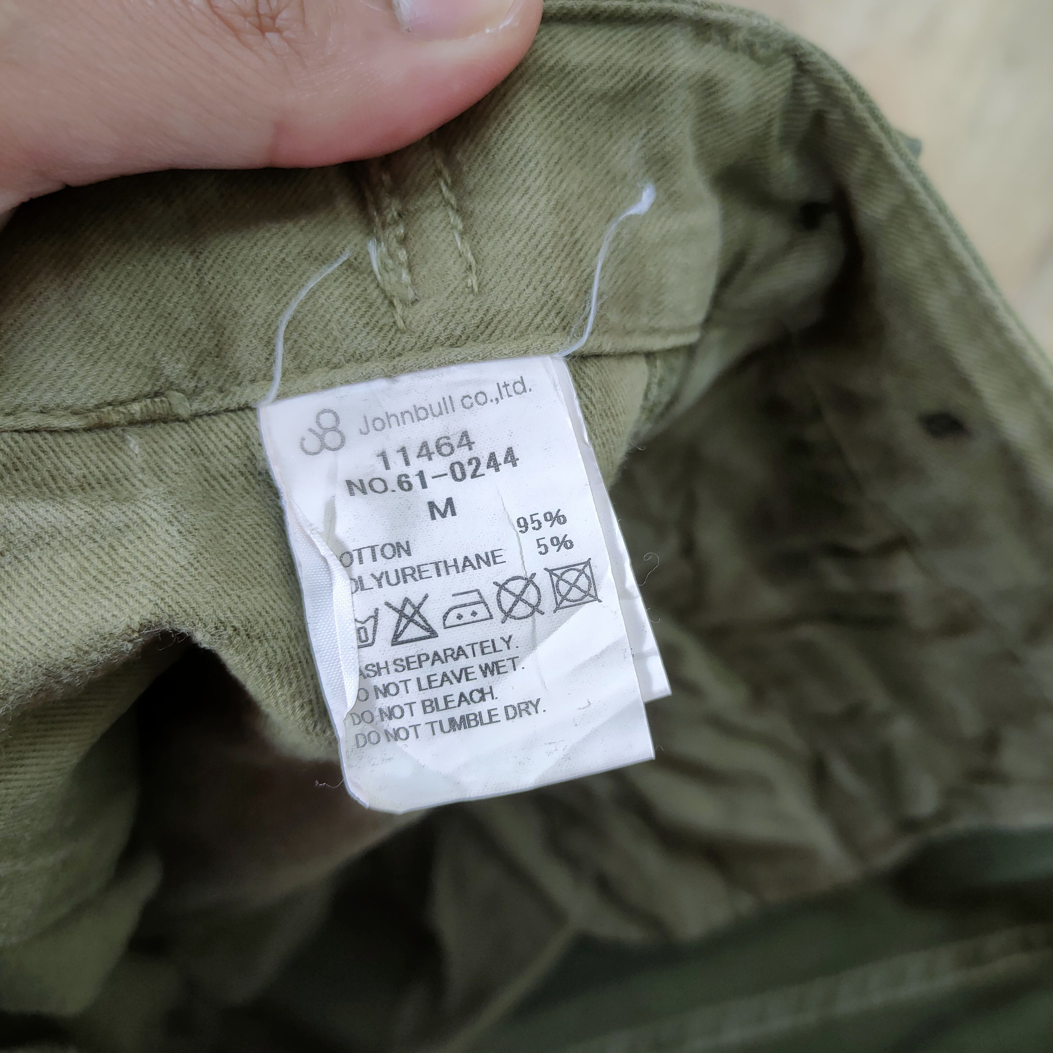 Johnbull VINTAGE JOHN BULL FADED CARGO PANTS Size US 30 / EU 46 - 15 Thumbnail