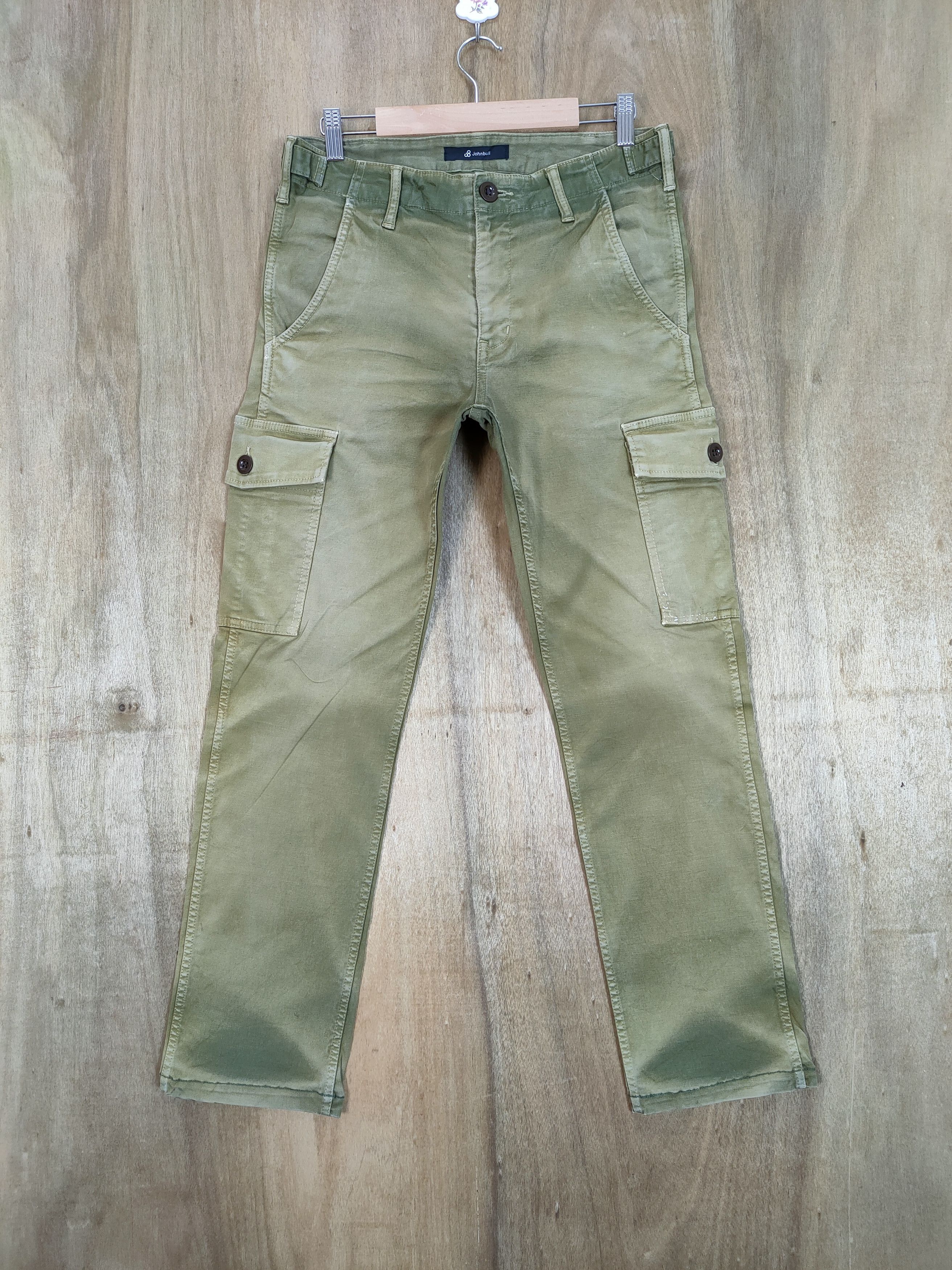 Johnbull VINTAGE JOHN BULL FADED CARGO PANTS Size US 30 / EU 46 - 1 Thumbnail