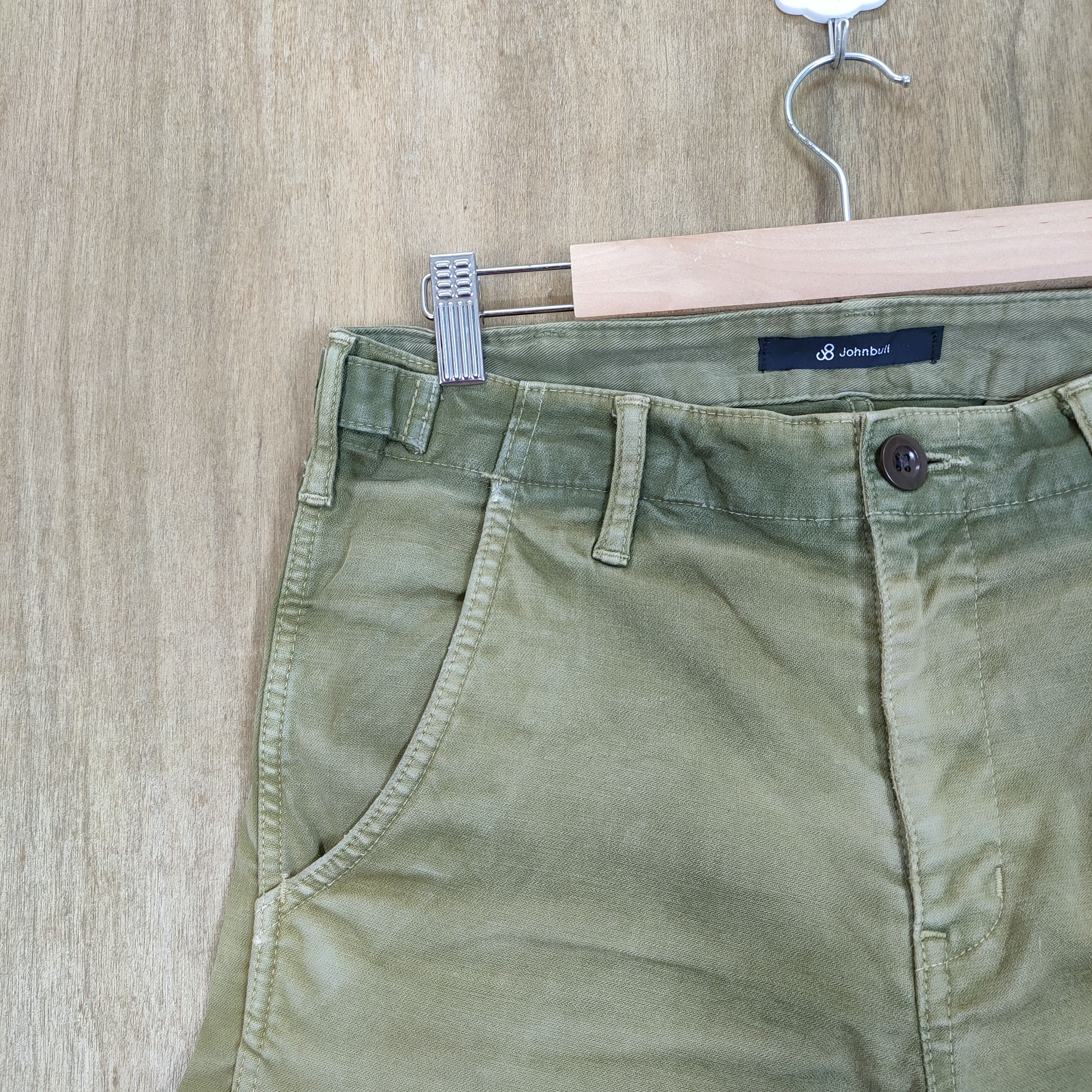 Johnbull VINTAGE JOHN BULL FADED CARGO PANTS Size US 30 / EU 46 - 5 Thumbnail