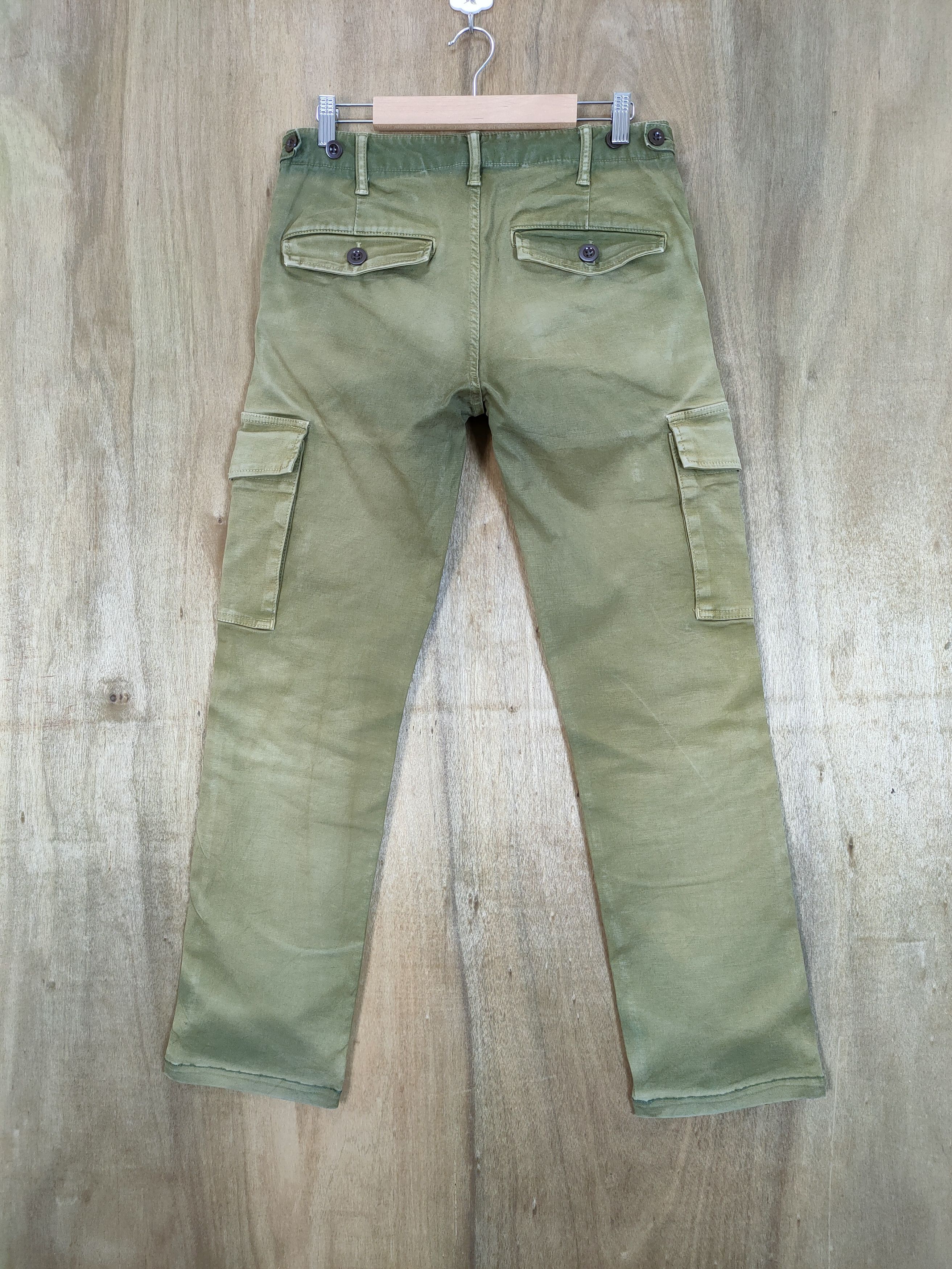 Johnbull VINTAGE JOHN BULL FADED CARGO PANTS Size US 30 / EU 46 - 9 Thumbnail