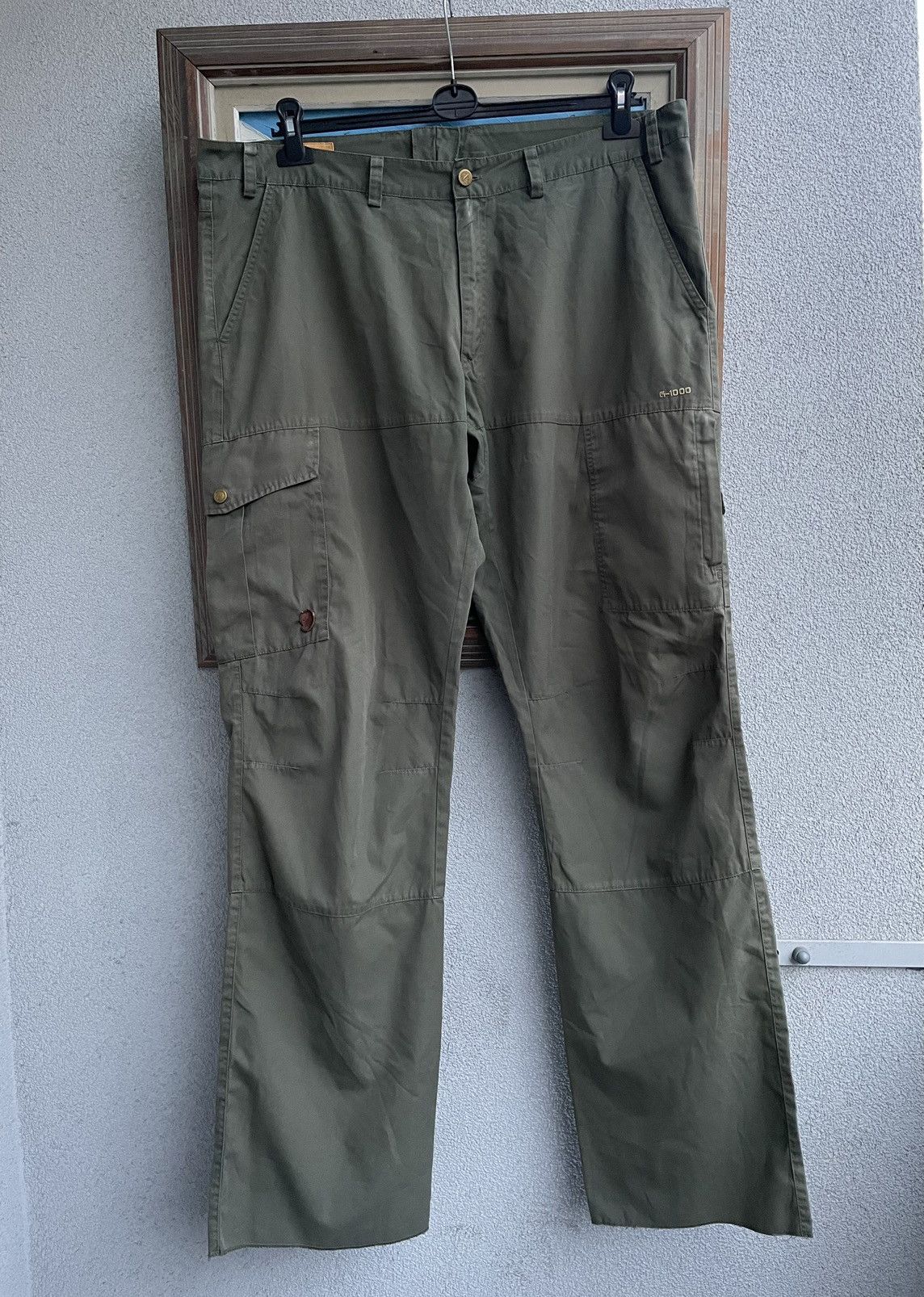 Vintage Fjallarven G-1000 Brown Cargo Trousers W38 L32