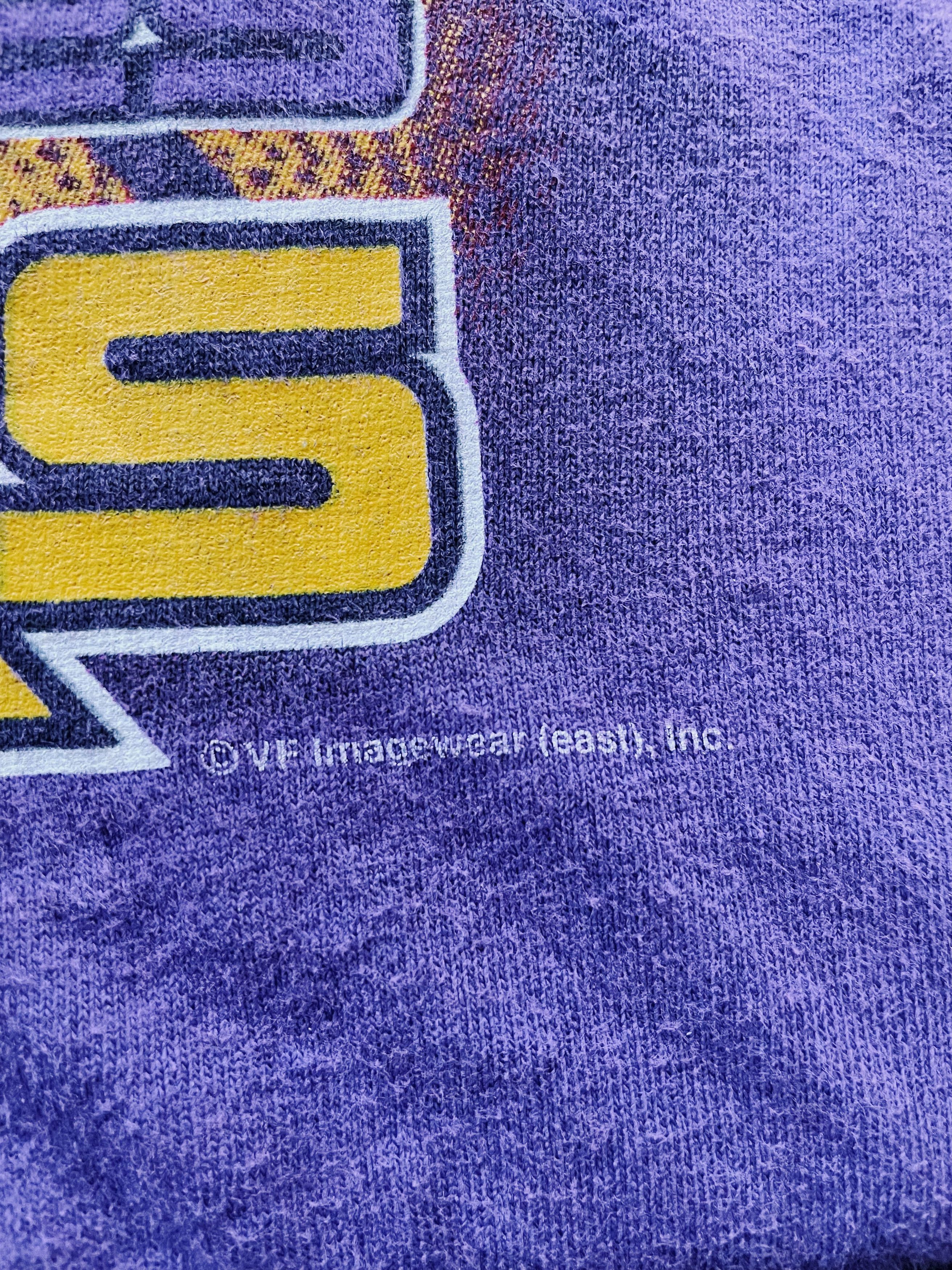NBA Vintage 2001 NBA Los Angeles Lakers Kobe Bryant T-shirt Size US L / EU 52-54 / 3 - 4 Thumbnail