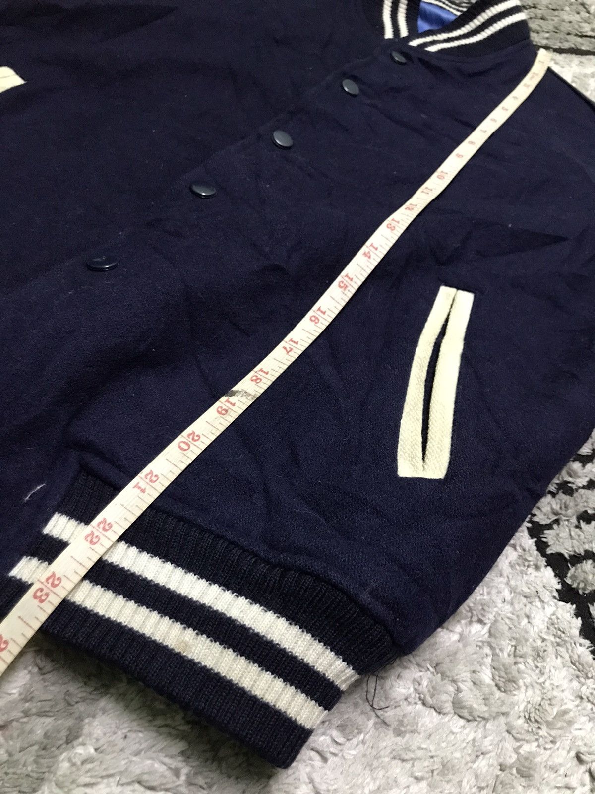 Vintage Vintage plain varsity jacket Size US S / EU 44-46 / 1 - 4 Thumbnail