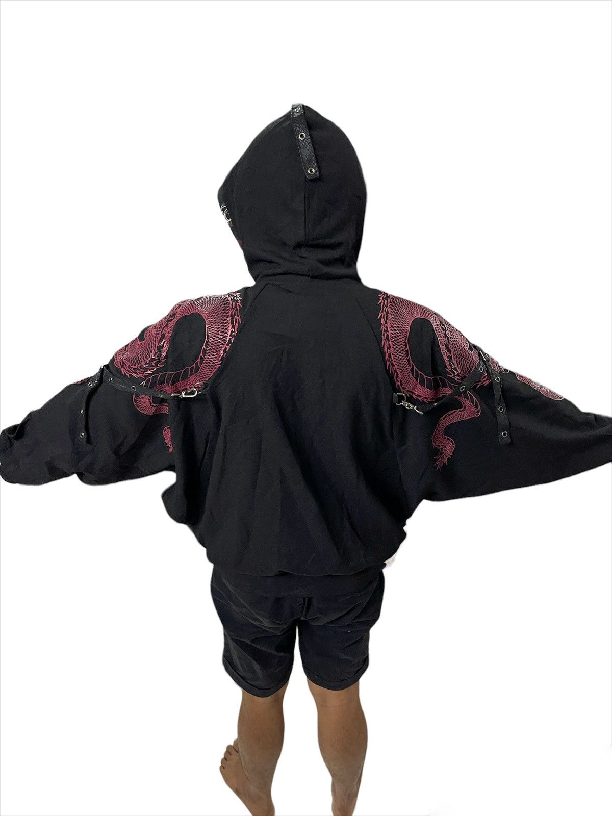 Seditionaries ‼️Qutie Frash Batwing Bondage Dragon Print Like Jpg Hoodie Size US L / EU 52-54 / 3 - 4 Thumbnail